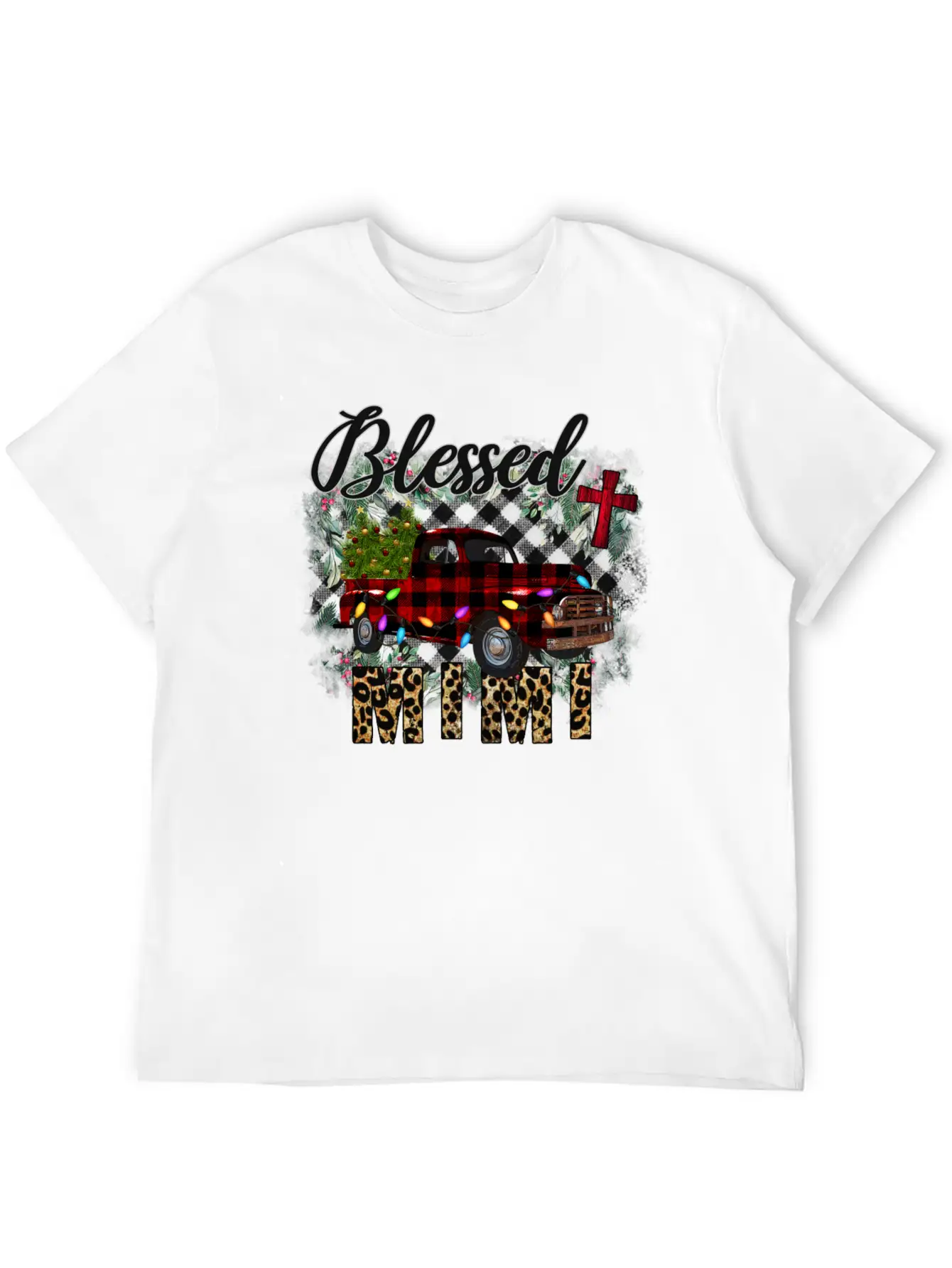 Blessed Mimi Christmas Truck Stylish Everyday T-Shirt – Unisex Basic Cotton Tee