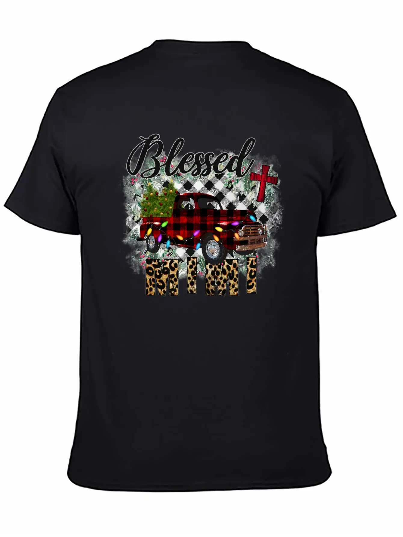 Blessed Mimi Christmas Truck Stylish Everyday T-Shirt – Unisex Basic Cotton Tee