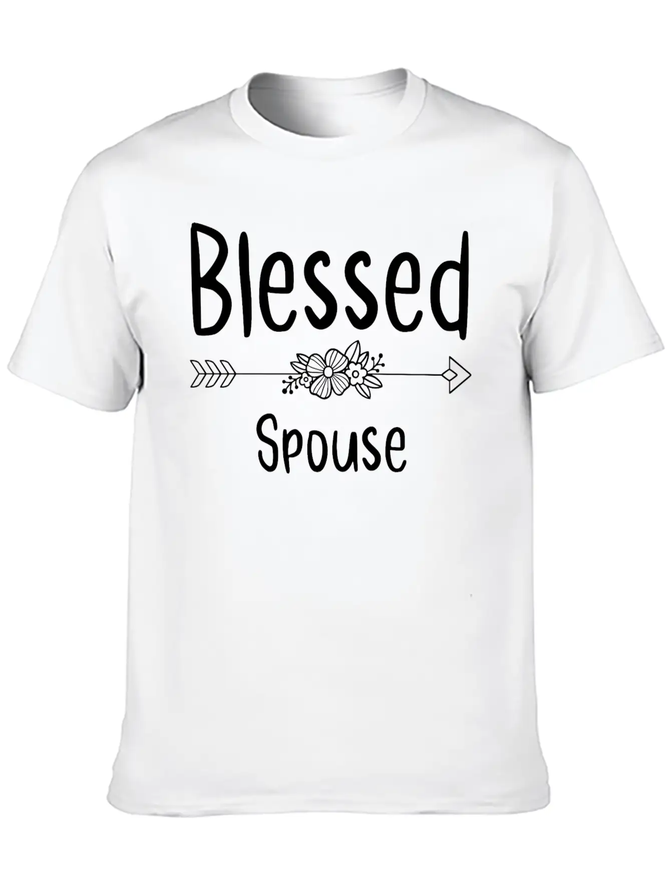 Blessed Spouse Stylish Everyday T-Shirt – Unisex Basic Cotton Tee
