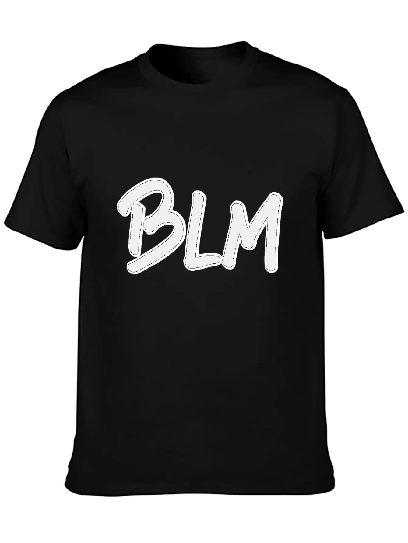 BLM - Black Lives Matter 3D Effect Basic Graphic T-Shirt – Daily Comfort In Soft Cotton