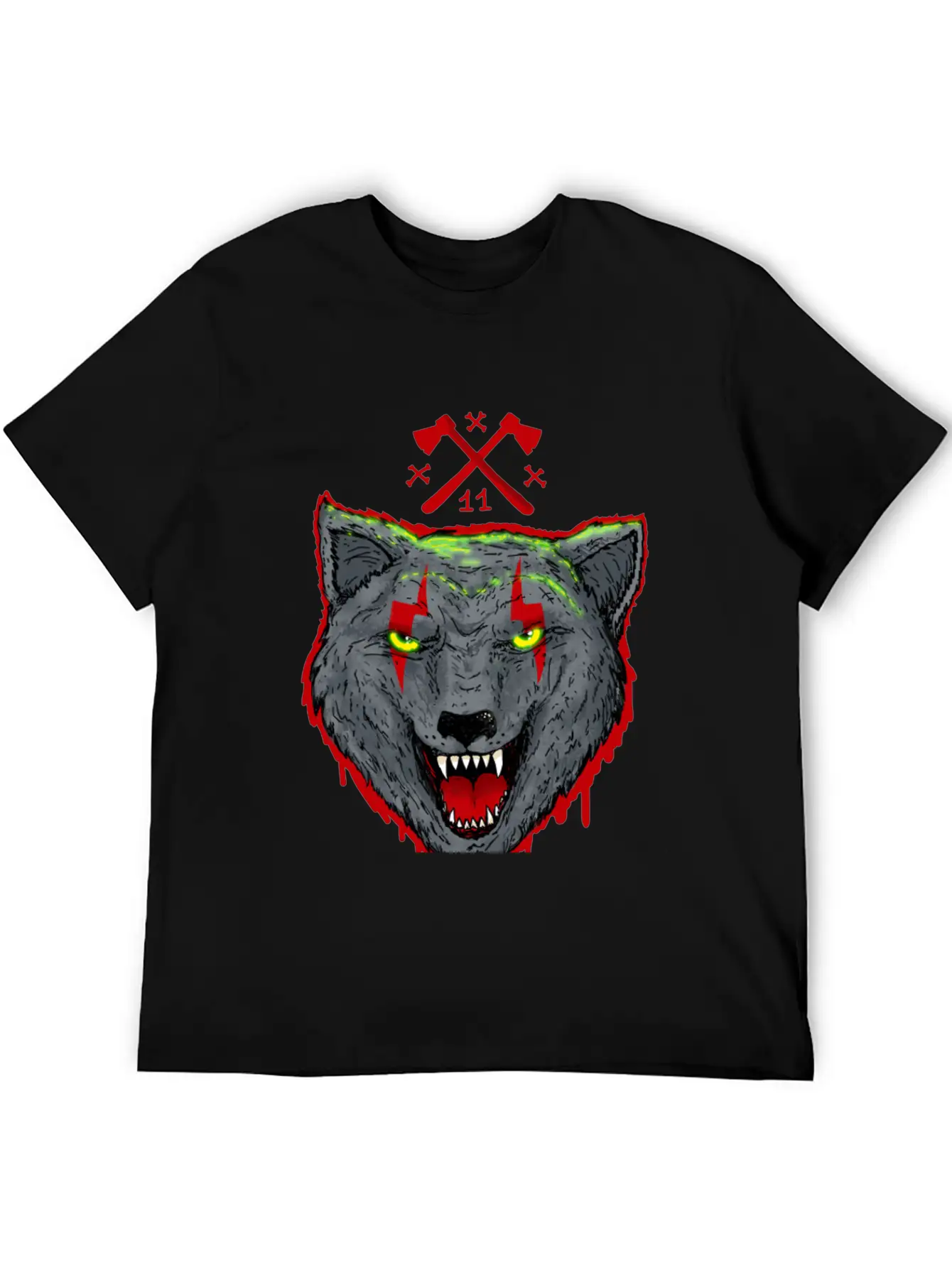 Bloody Wolf Stylish Everyday T-Shirt – Unisex Basic Cotton Tee