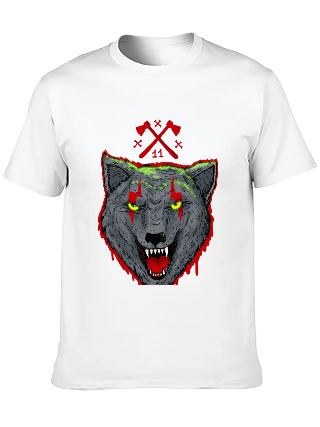 Bloody Wolf Stylish Everyday T-Shirt – Unisex Basic Cotton Tee