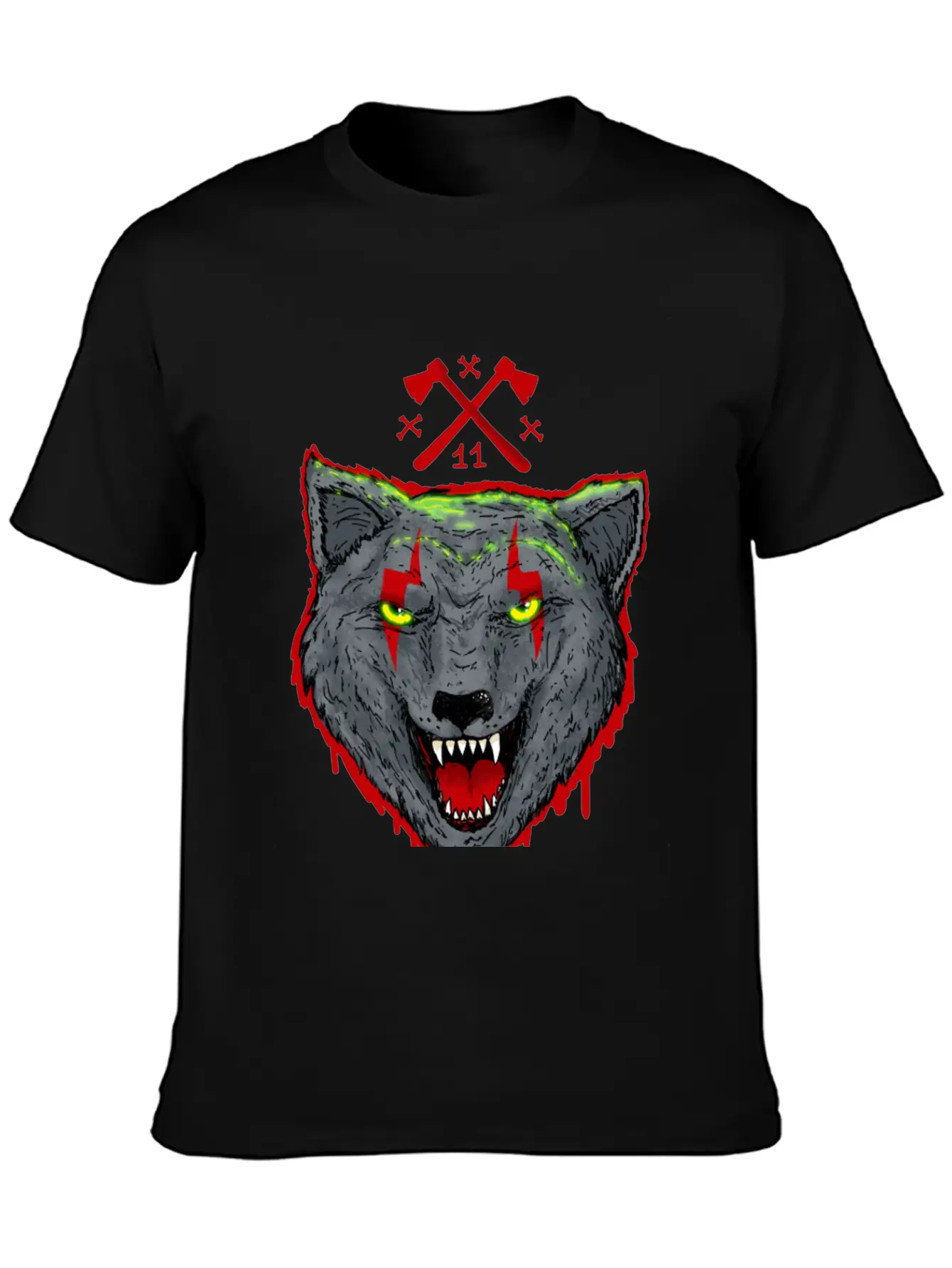 Bloody Wolf Stylish Everyday T-Shirt – Unisex Basic Cotton Tee