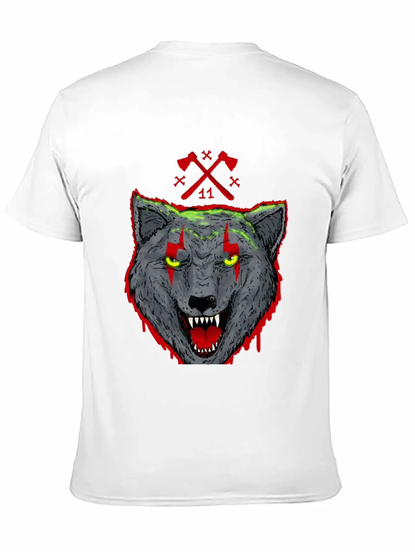 Bloody Wolf Stylish Everyday T-Shirt – Unisex Basic Cotton Tee