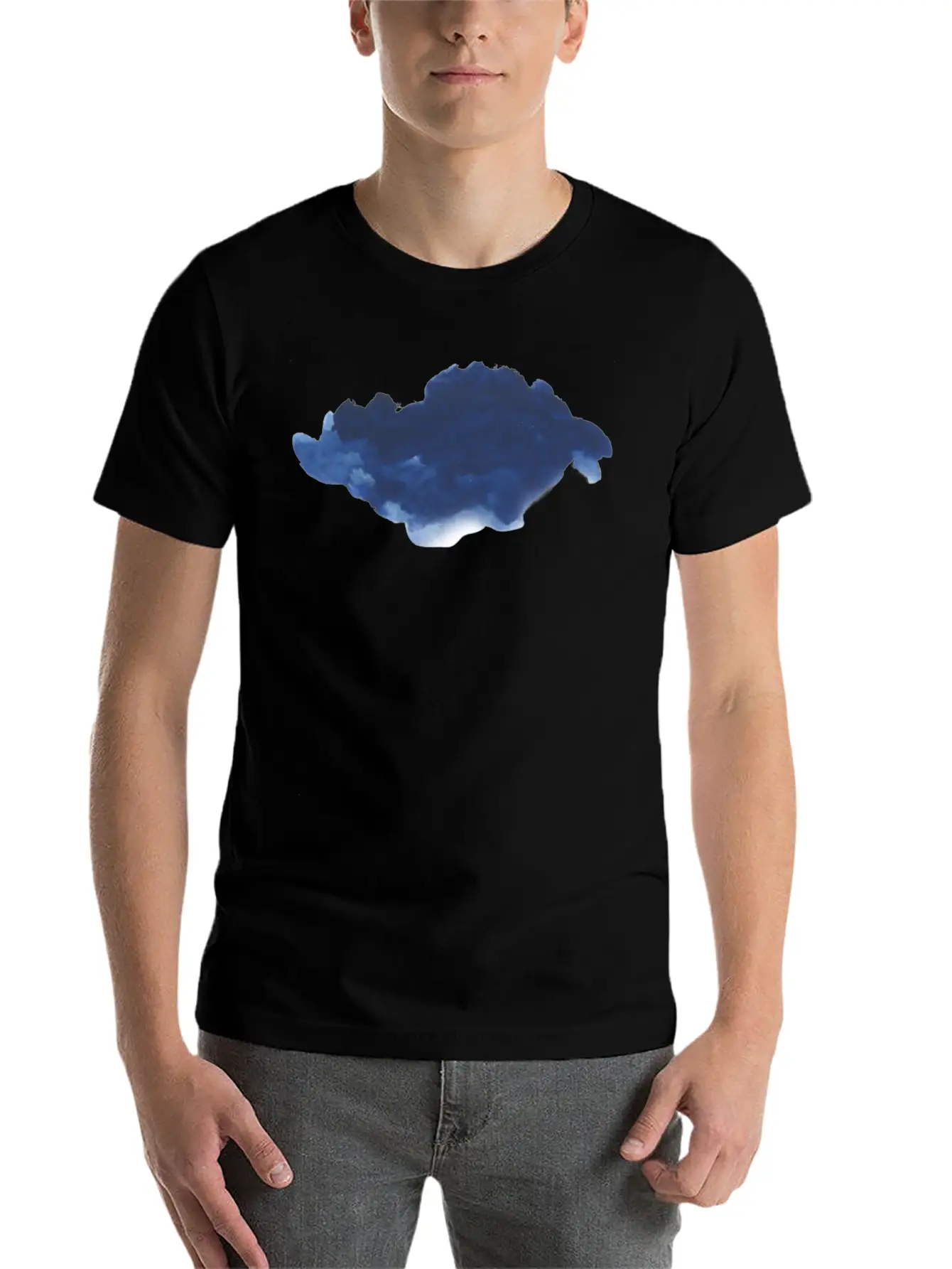 Blue Cloud Stylish Everyday T-Shirt – Unisex Basic Cotton Tee
