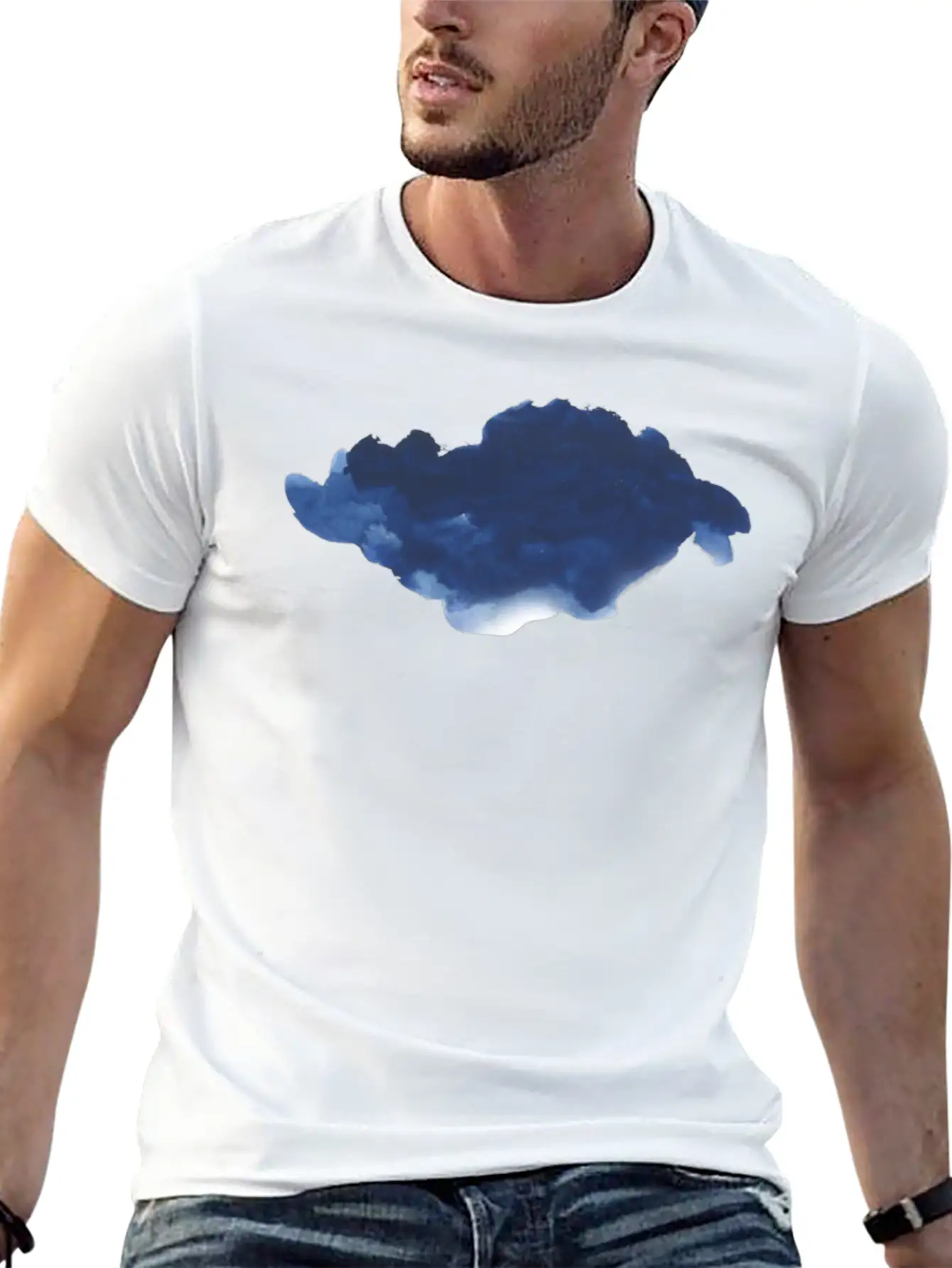 Blue Cloud Stylish Everyday T-Shirt – Unisex Basic Cotton Tee