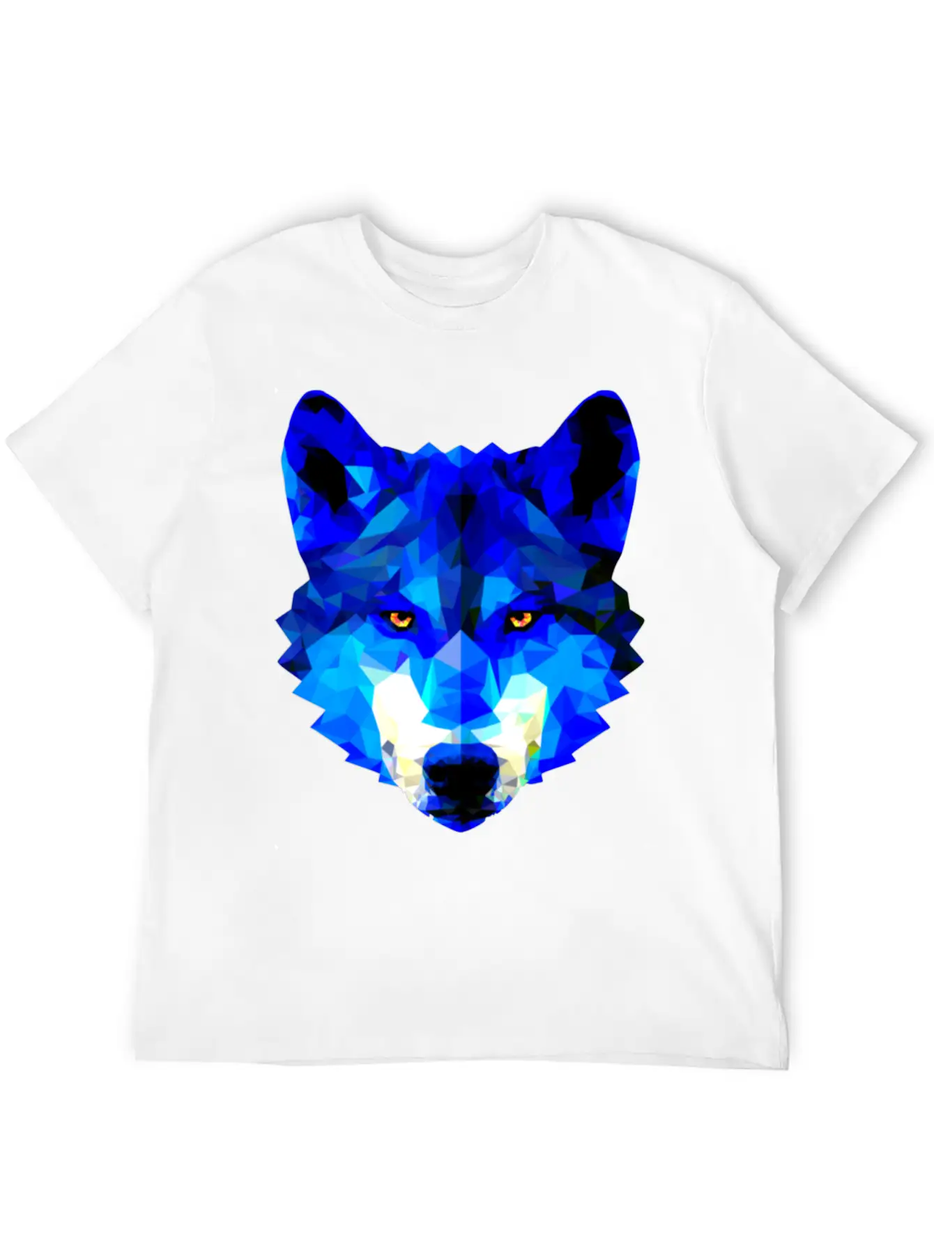 Blue Wolf Stylish Everyday T-Shirt – Unisex Basic Cotton Tee