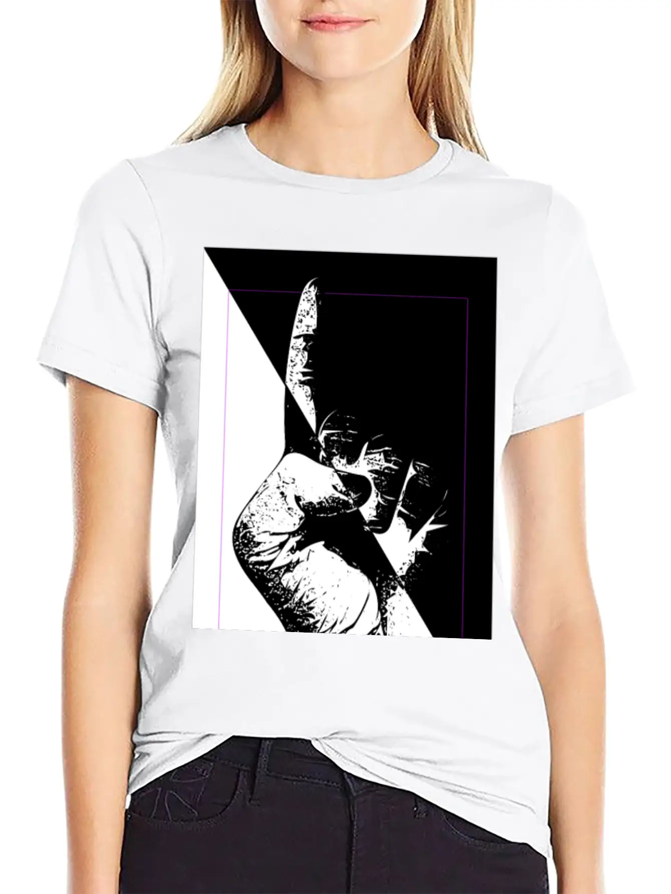 BLUR THE DIVISION Breathable Graphic T-Shirt – Perfect For Casual Days