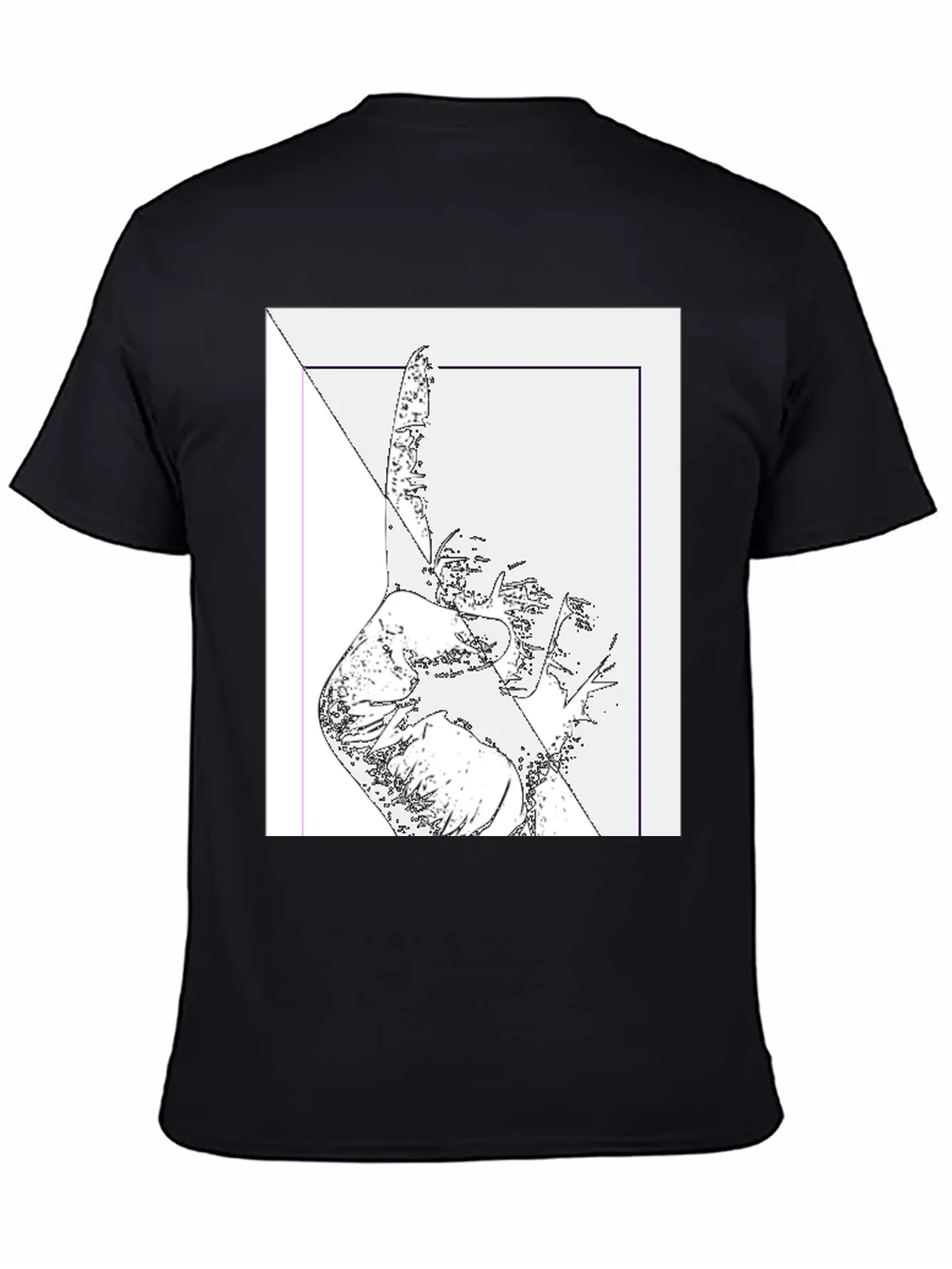 BLUR THE DIVISION Breathable Graphic T-Shirt – Perfect For Casual Days