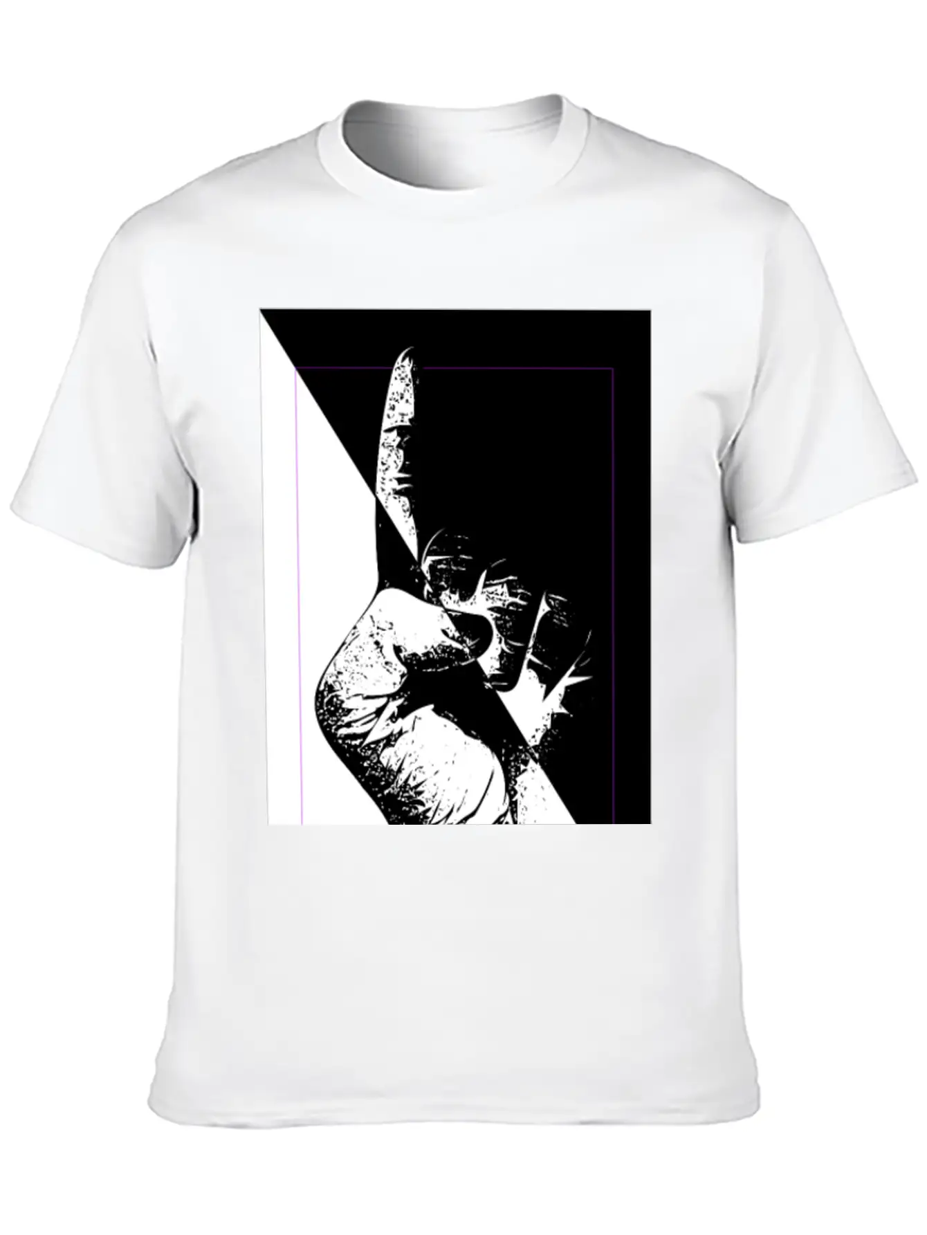 BLUR THE DIVISION Breathable Graphic T-Shirt – Perfect For Casual Days