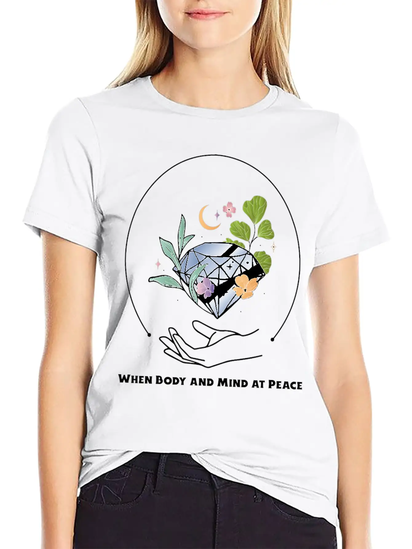Body And Mind In Harmony Unisex Casual T-Shirt – Clean Design For Daily Comfort