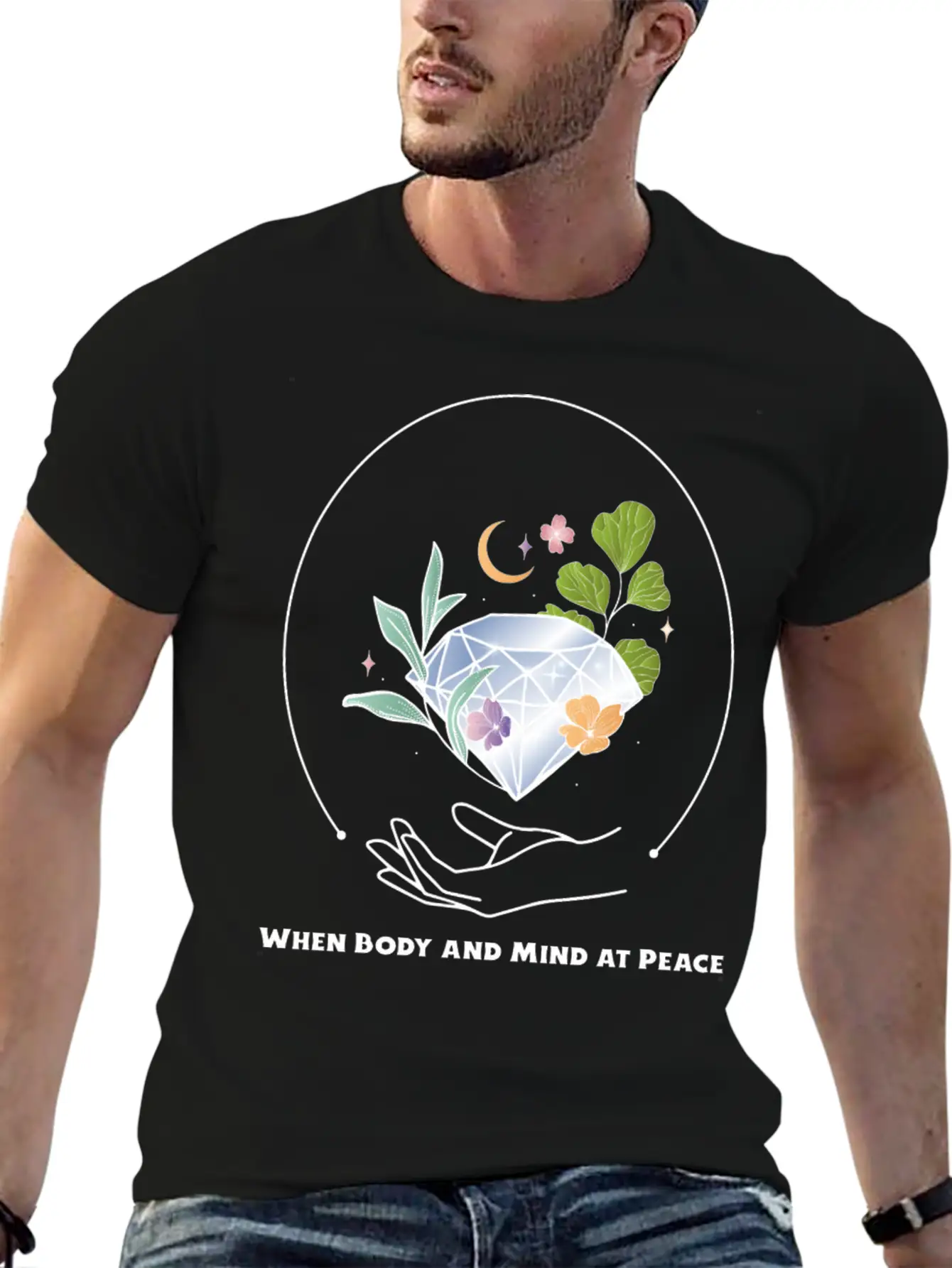 Body And Mind In Harmony Unisex Casual T-Shirt – Clean Design For Daily Comfort