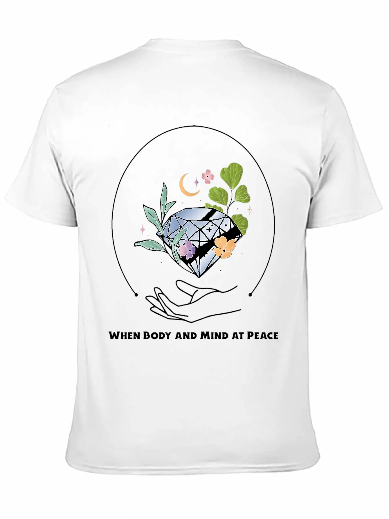 Body And Mind In Harmony Unisex Casual T-Shirt – Clean Design For Daily Comfort