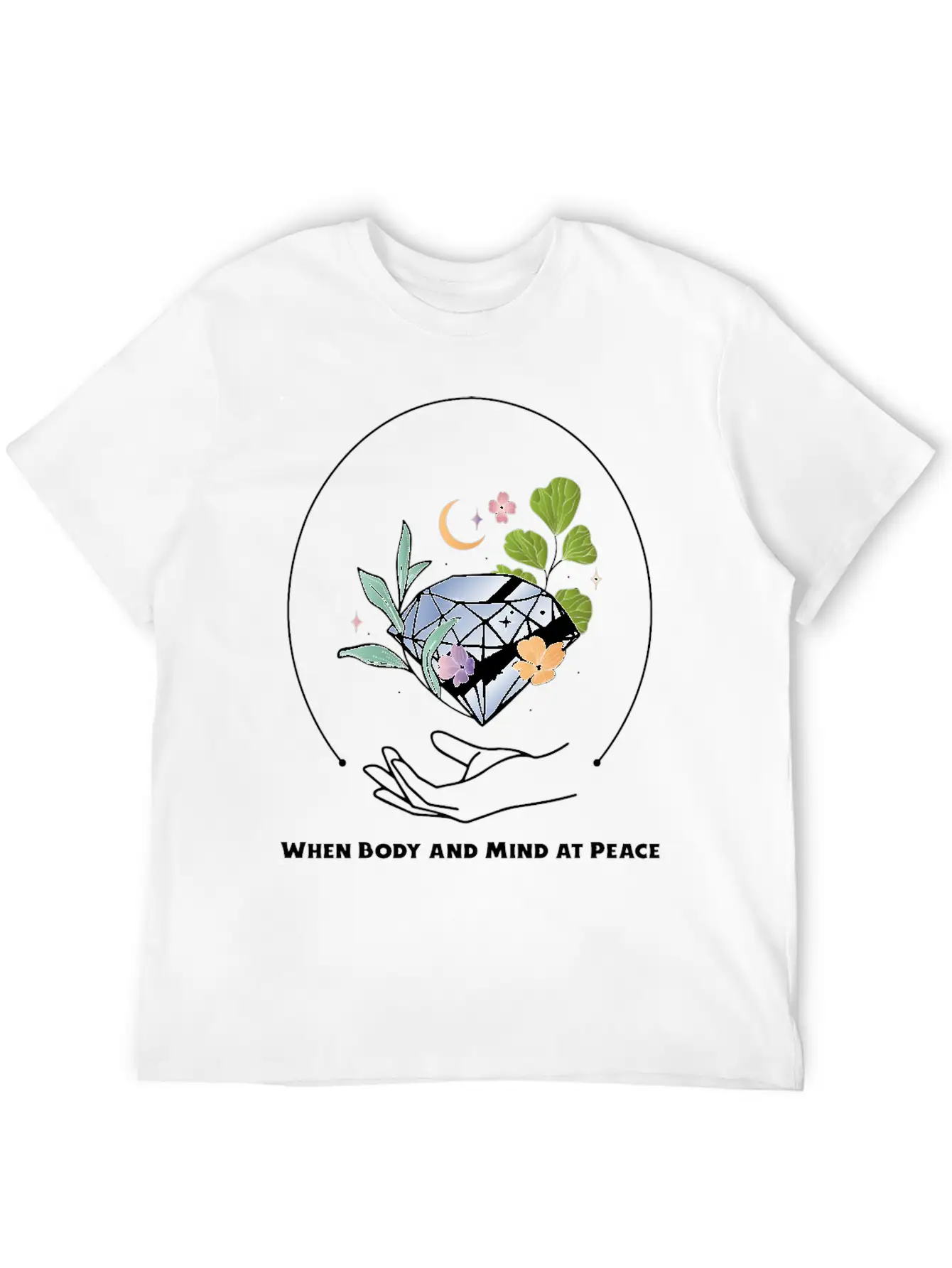 Body And Mind In Harmony Unisex Casual T-Shirt – Clean Design For Daily Comfort
