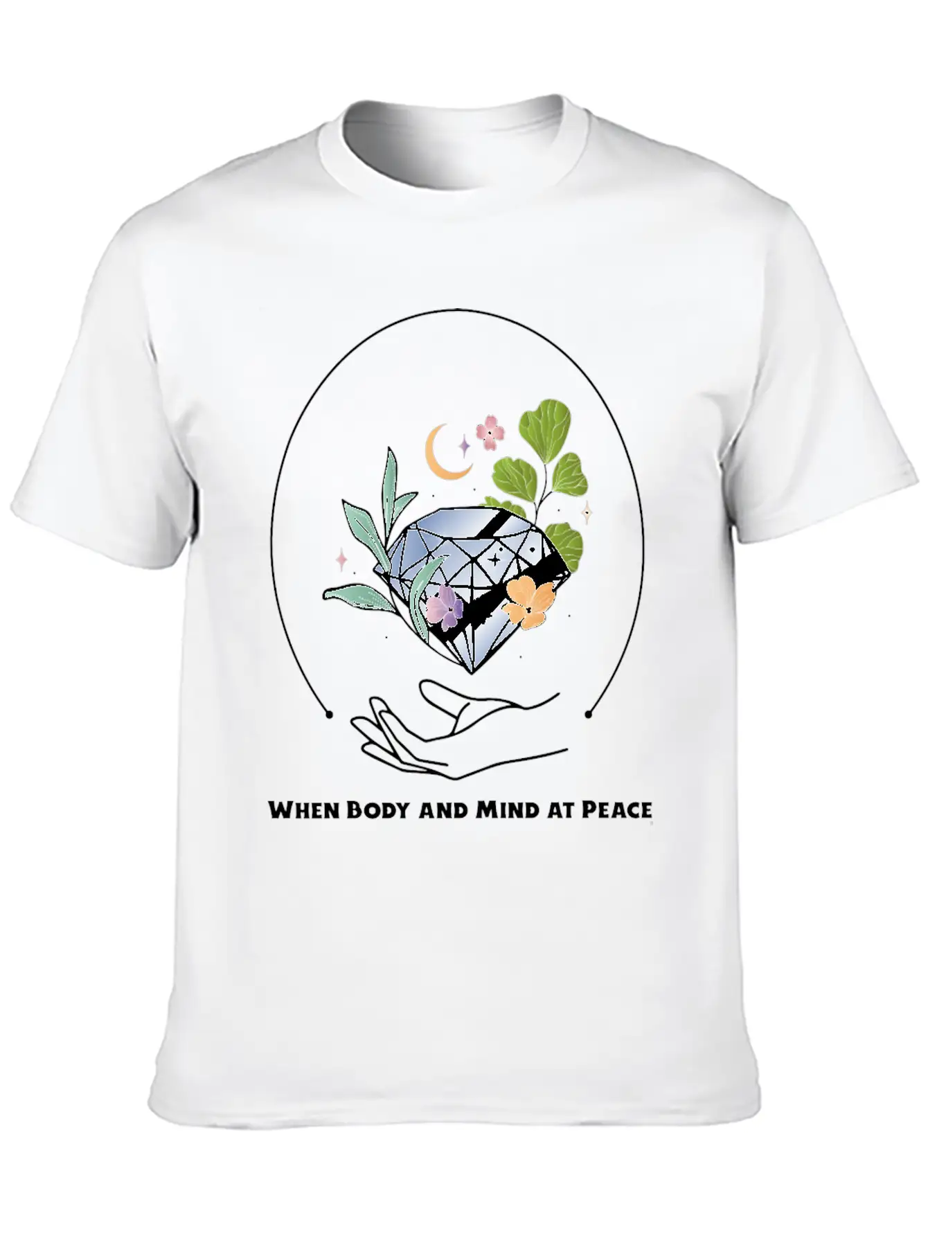 Body And Mind In Harmony Unisex Casual T-Shirt – Clean Design For Daily Comfort