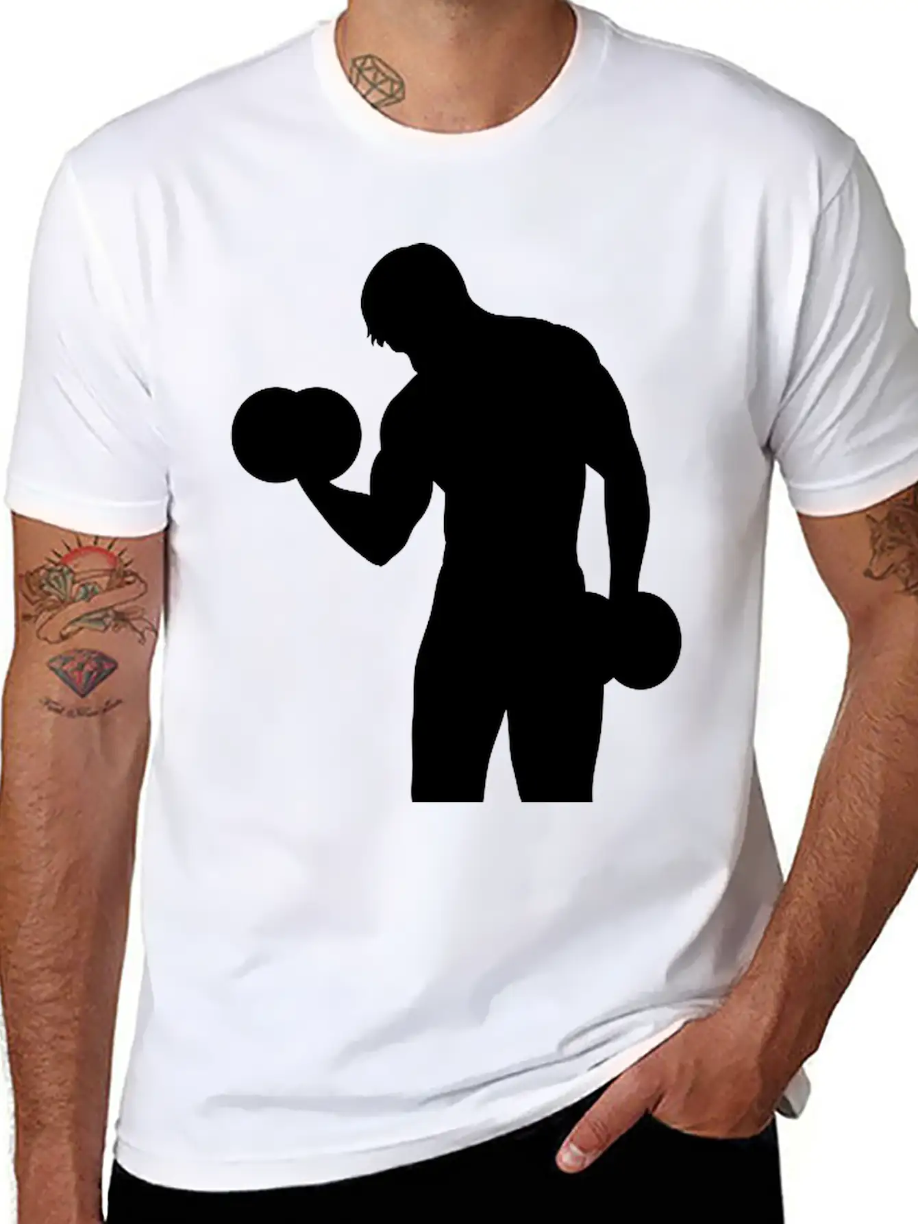 Bodybuilder Stylish Everyday T-Shirt – Unisex Basic Cotton Tee