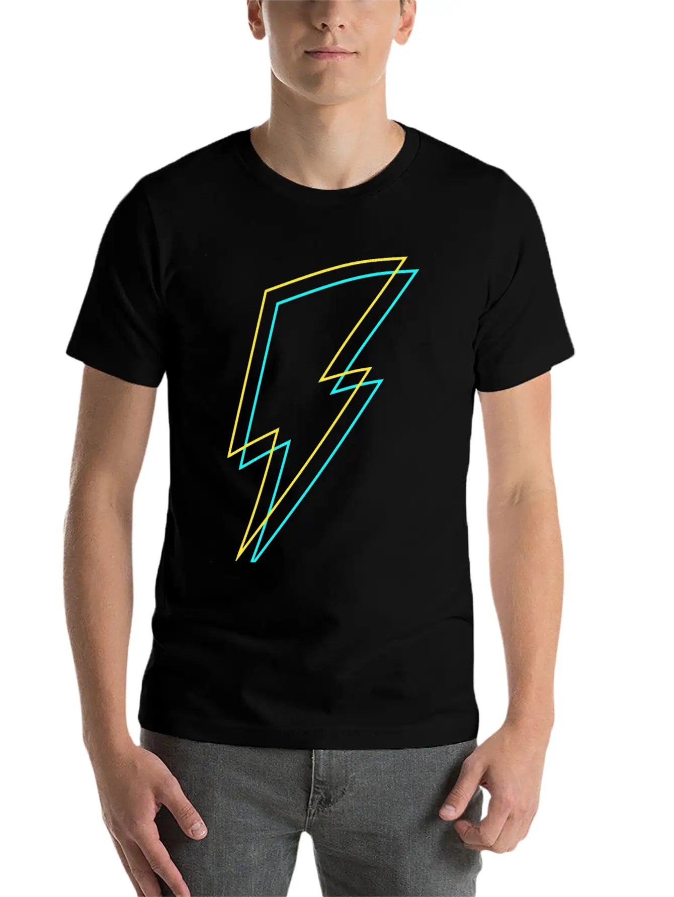 Bolt - Flash - Lightning -Trueno - Thunder - Zeus Stylish Everyday T-Shirt – Unisex Basic Cotton Tee