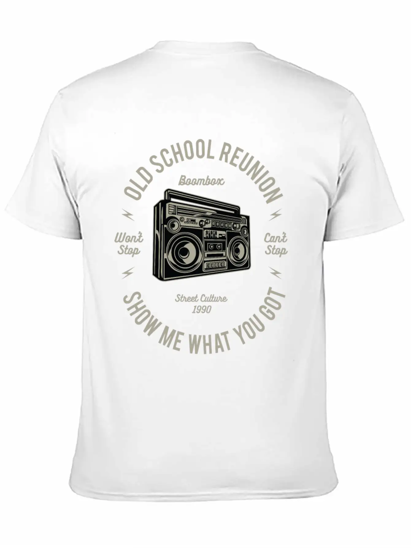 Boombox Lightweight Cotton T-Shirt – Daily Comfort Graphic Shirt
