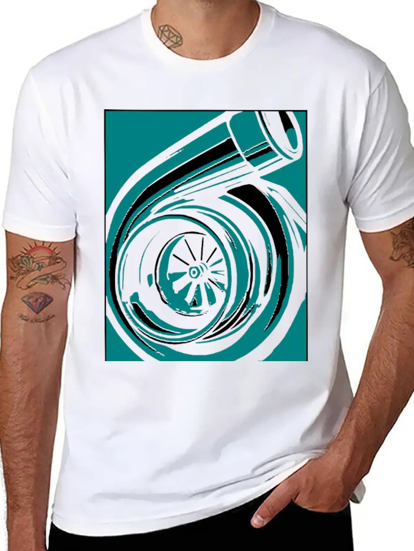 Boosted Turbo Tuning Gift Basic Graphic T-Shirt – Daily Comfort In Soft Cotton