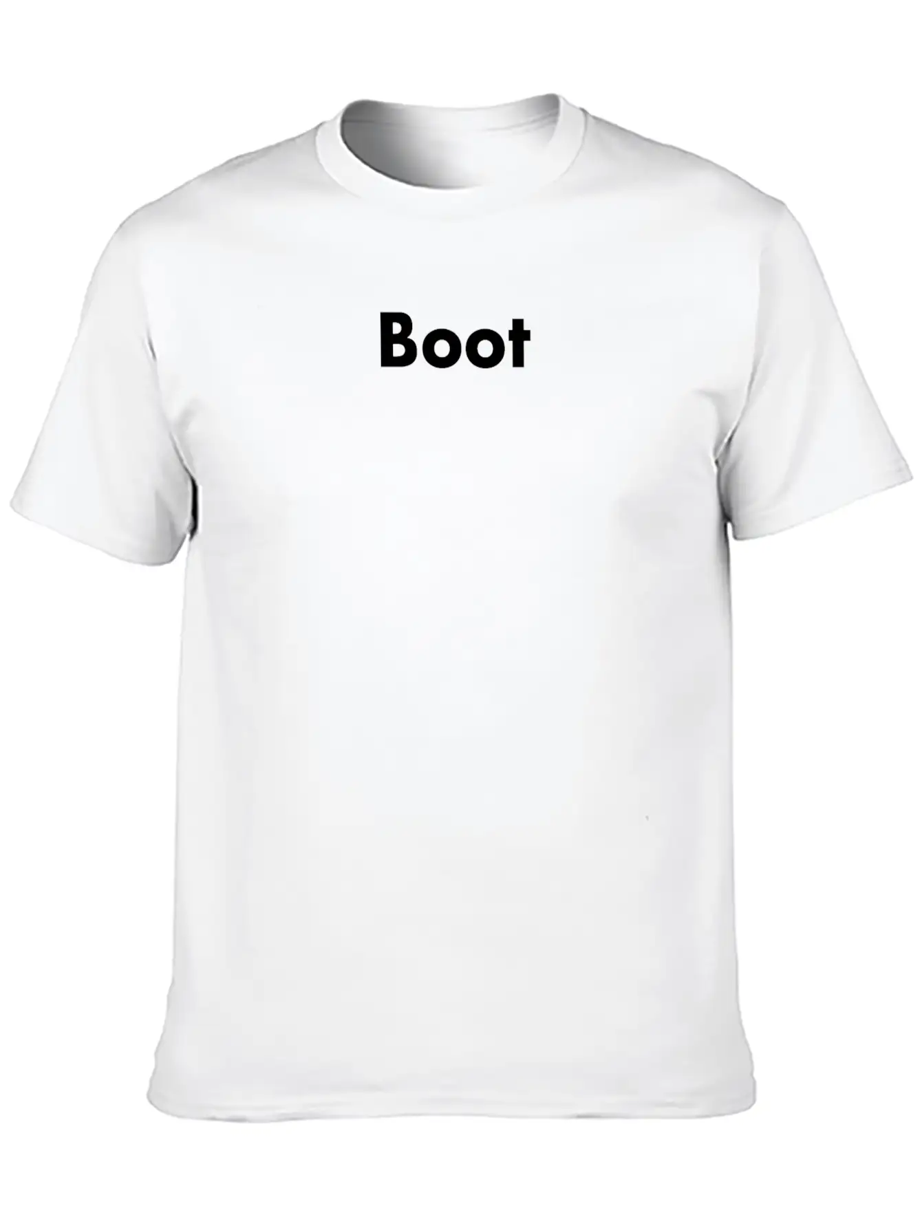 Boot Black Basic Graphic T-Shirt – Daily Comfort In Soft Cotton