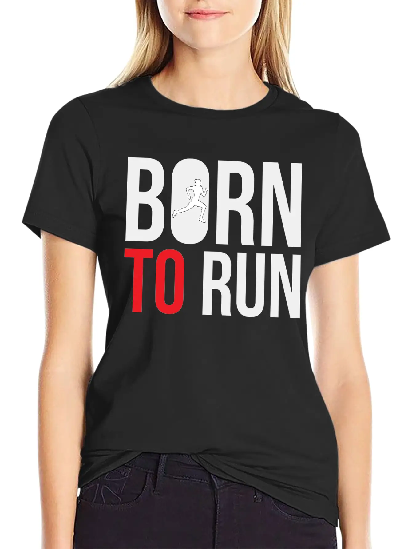 Born To Run Basic Graphic T-Shirt – Daily Comfort In Soft Cotton
