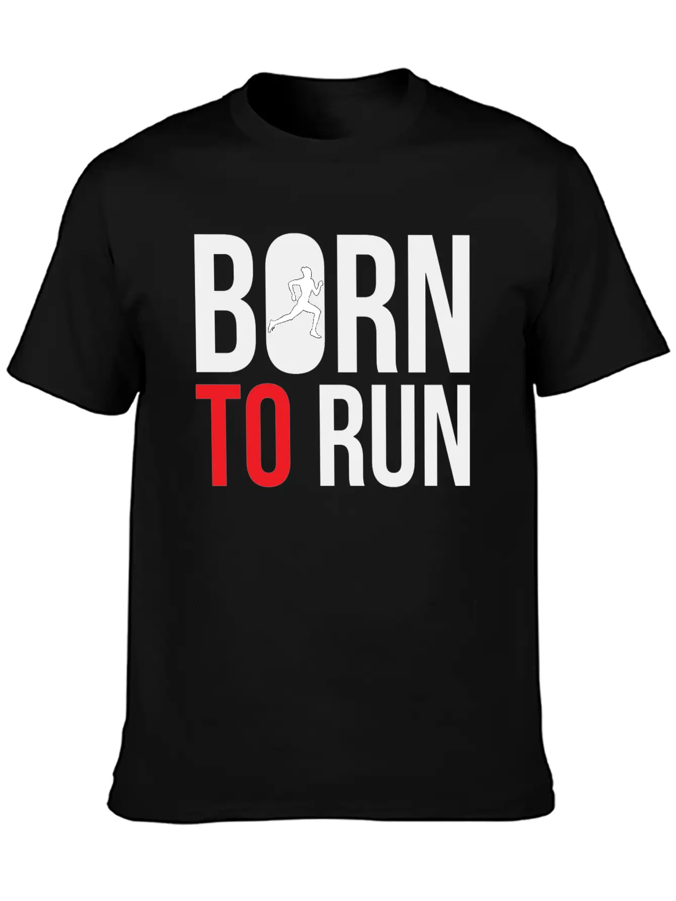 Born To Run Basic Graphic T-Shirt – Daily Comfort In Soft Cotton