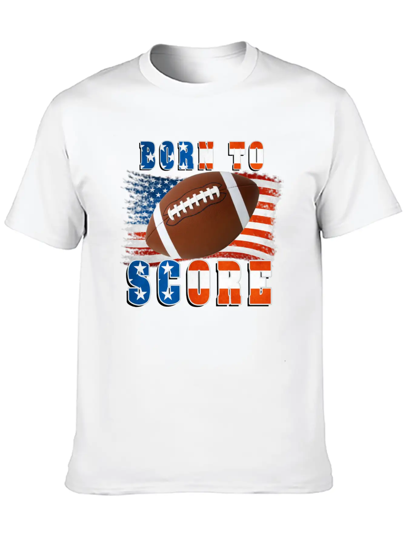 Born To Score Football Stylish Everyday T-Shirt – Unisex Basic Cotton Tee