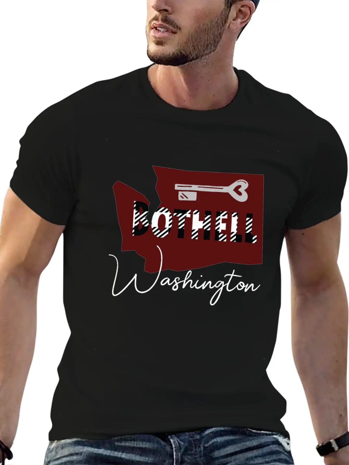 Bothell Washington Lightweight Cotton T-Shirt – Daily Comfort Graphic Shirt