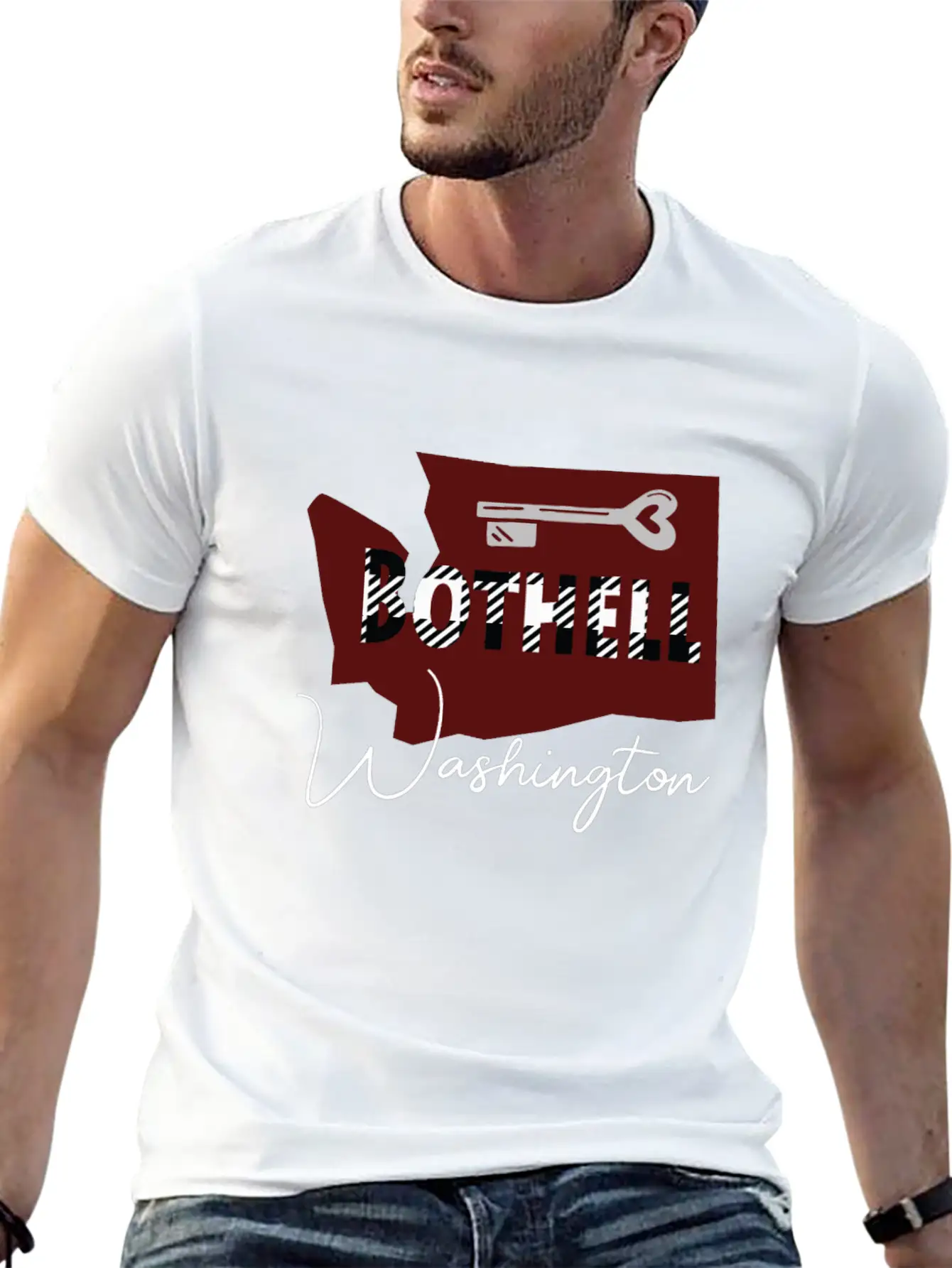 Bothell Washington Lightweight Cotton T-Shirt – Daily Comfort Graphic Shirt
