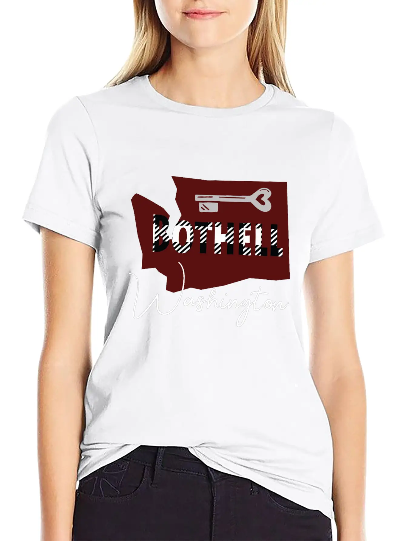 Bothell Washington Lightweight Cotton T-Shirt – Daily Comfort Graphic Shirt