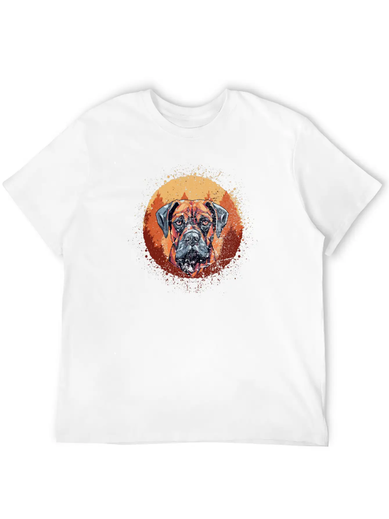 Boxer-Dog-breeds Dog-dad Dog-Mom Boxer-Dog Stylish Everyday T-Shirt – Unisex Basic Cotton Tee