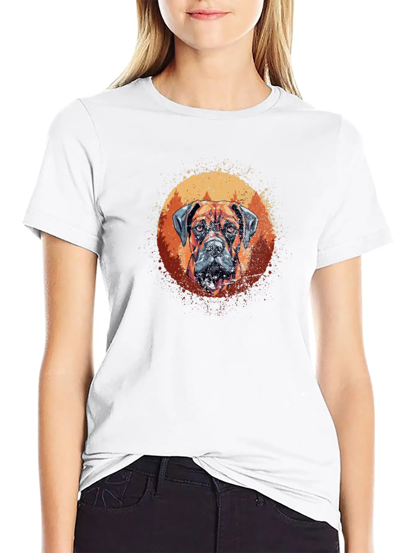 Boxer-Dog-breeds Dog-dad Dog-Mom Boxer-Dog Stylish Everyday T-Shirt – Unisex Basic Cotton Tee
