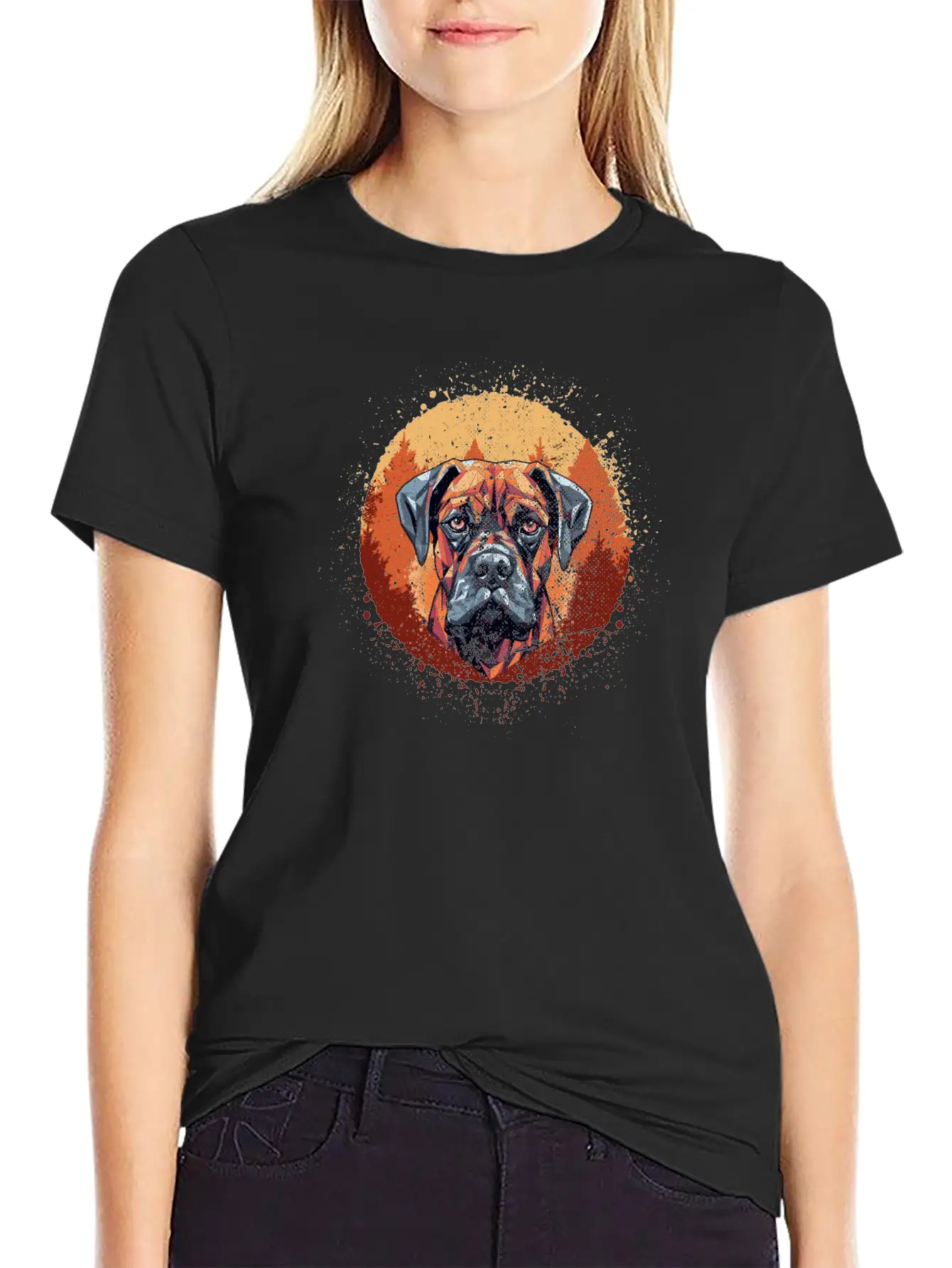Boxer-Dog-breeds Dog-dad Dog-Mom Boxer-Dog Stylish Everyday T-Shirt – Unisex Basic Cotton Tee