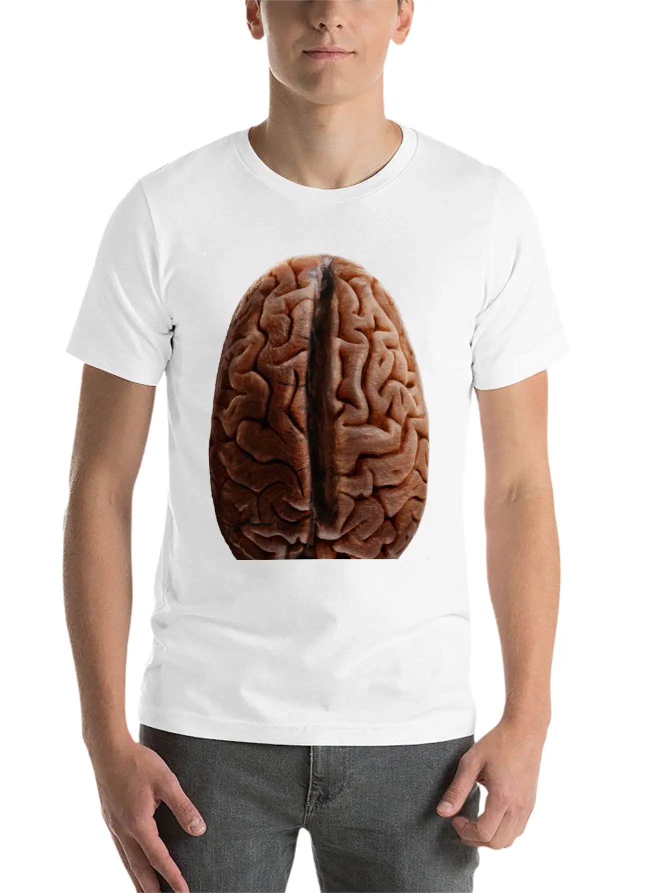 Brain In The Morning Basic Graphic T-Shirt – Daily Comfort In Soft Cotton