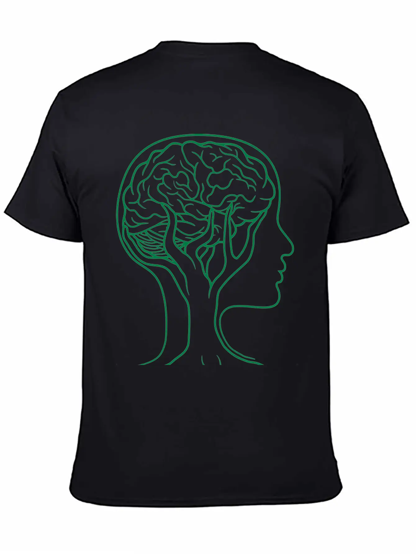 Brain Tree Human Stylish Everyday T-Shirt – Unisex Basic Cotton Tee