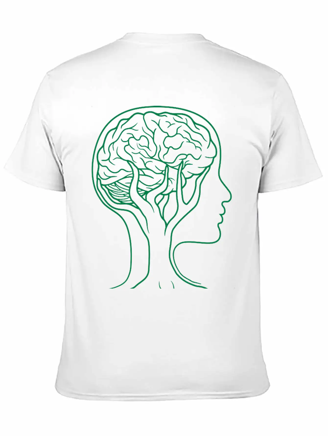 Brain Tree Human Stylish Everyday T-Shirt – Unisex Basic Cotton Tee