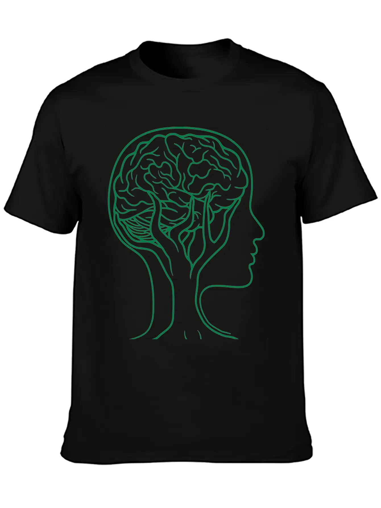 Brain Tree Human Stylish Everyday T-Shirt – Unisex Basic Cotton Tee