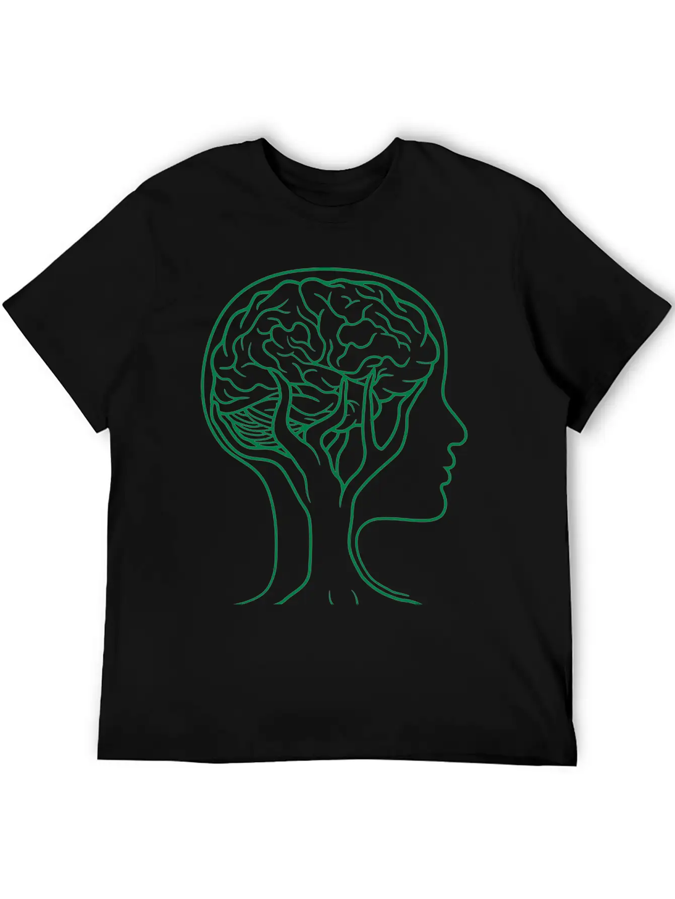 Brain Tree Human Stylish Everyday T-Shirt – Unisex Basic Cotton Tee