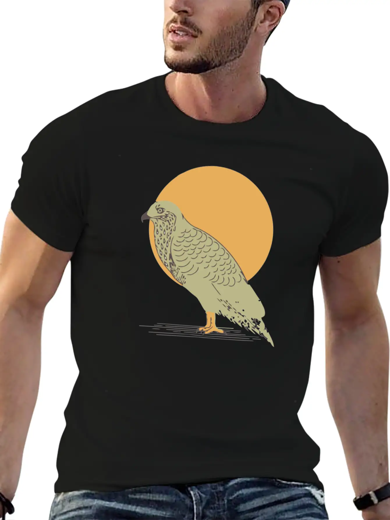 Brave Buzzard Stylish Everyday T-Shirt – Unisex Basic Cotton Tee