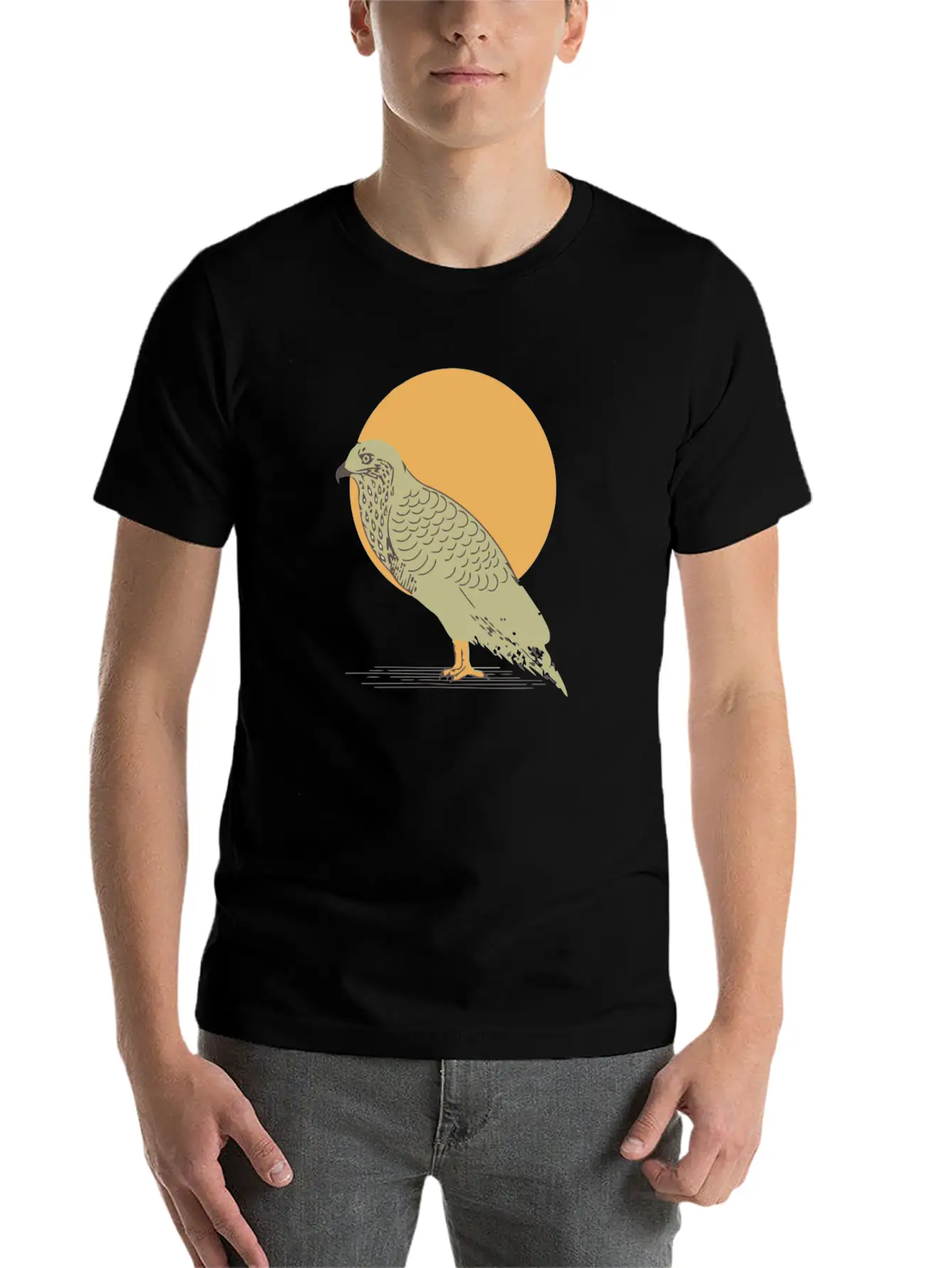 Brave Buzzard Stylish Everyday T-Shirt – Unisex Basic Cotton Tee