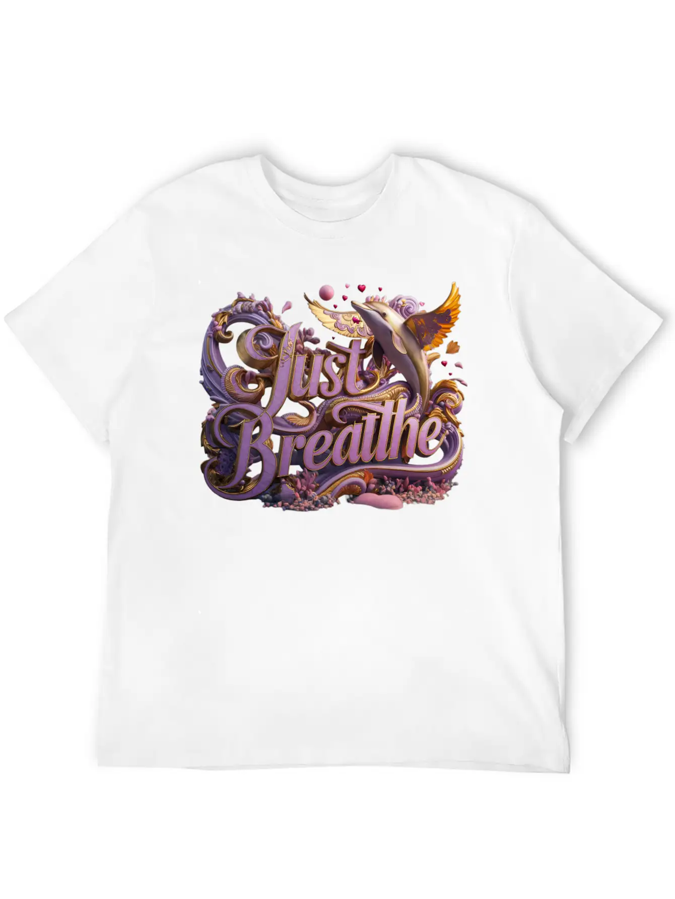Breathe In Calm Relaxed Everyday Tee – Lightweight And Durable Cotton