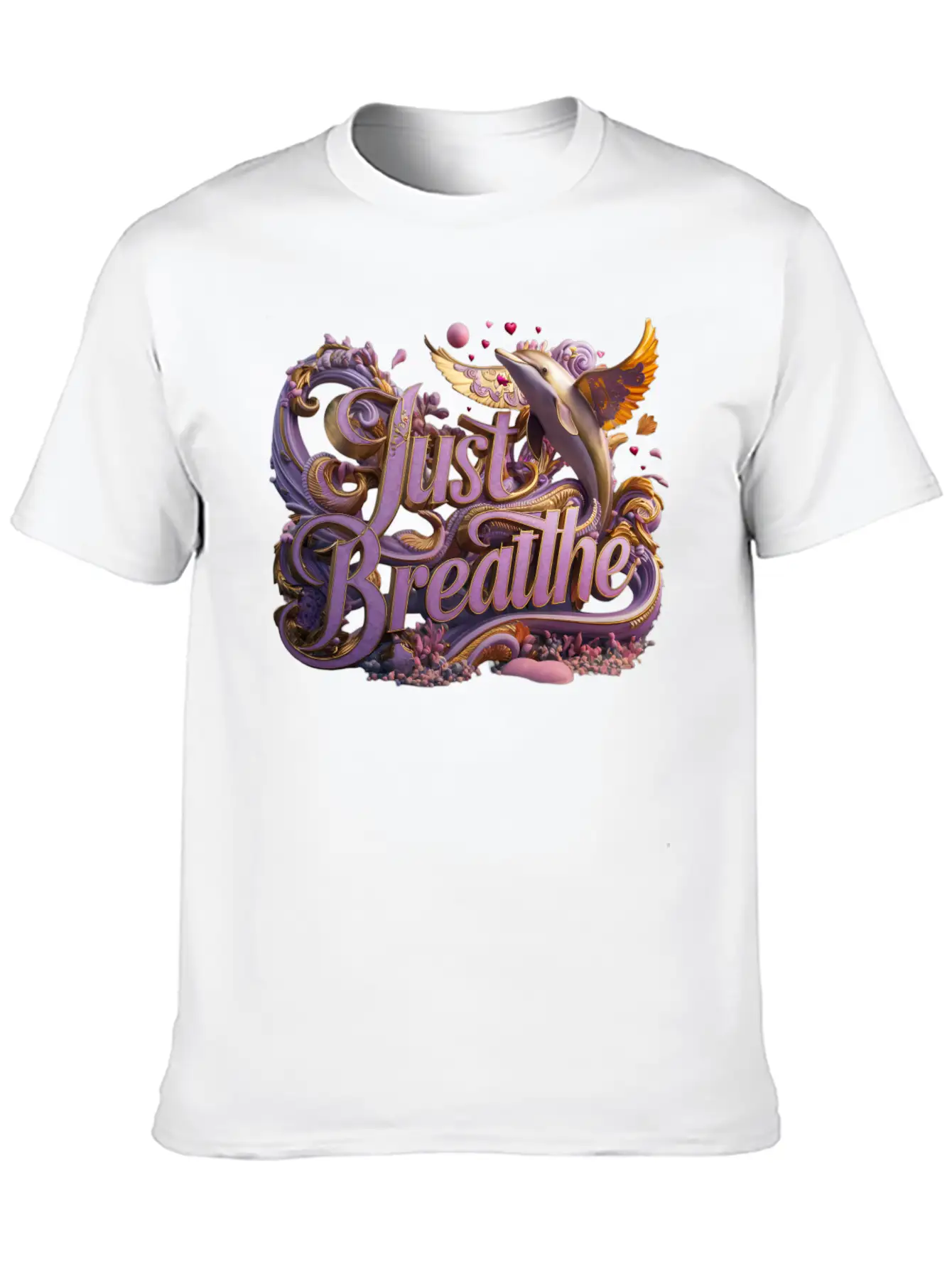 Breathe In Calm Relaxed Everyday Tee – Lightweight And Durable Cotton