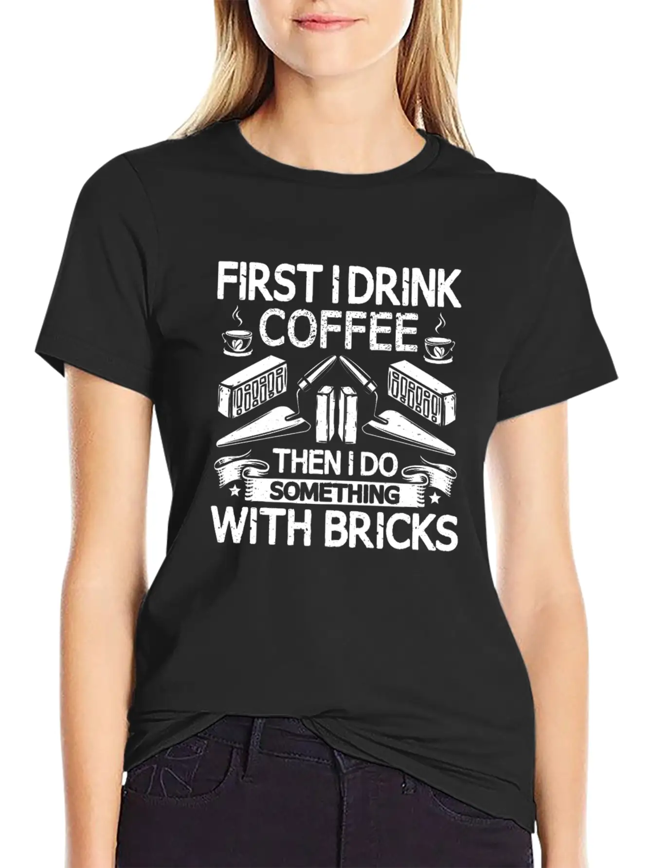Bricklayer Mason Brickmason Blockmason Brickwork Stylish Everyday T-Shirt – Unisex Basic Cotton Tee