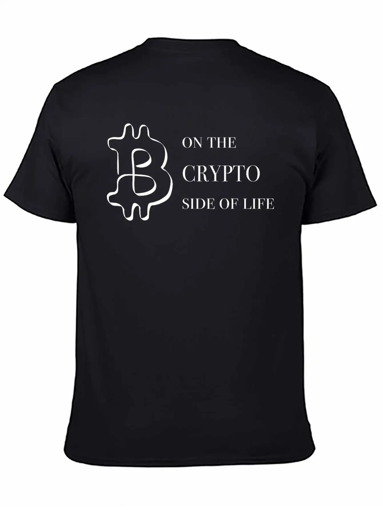 BTC SIDE OF LIFE | Crypto Blockchain Money Invest Classic Cotton Tee – Unisex Comfort For Any Season
