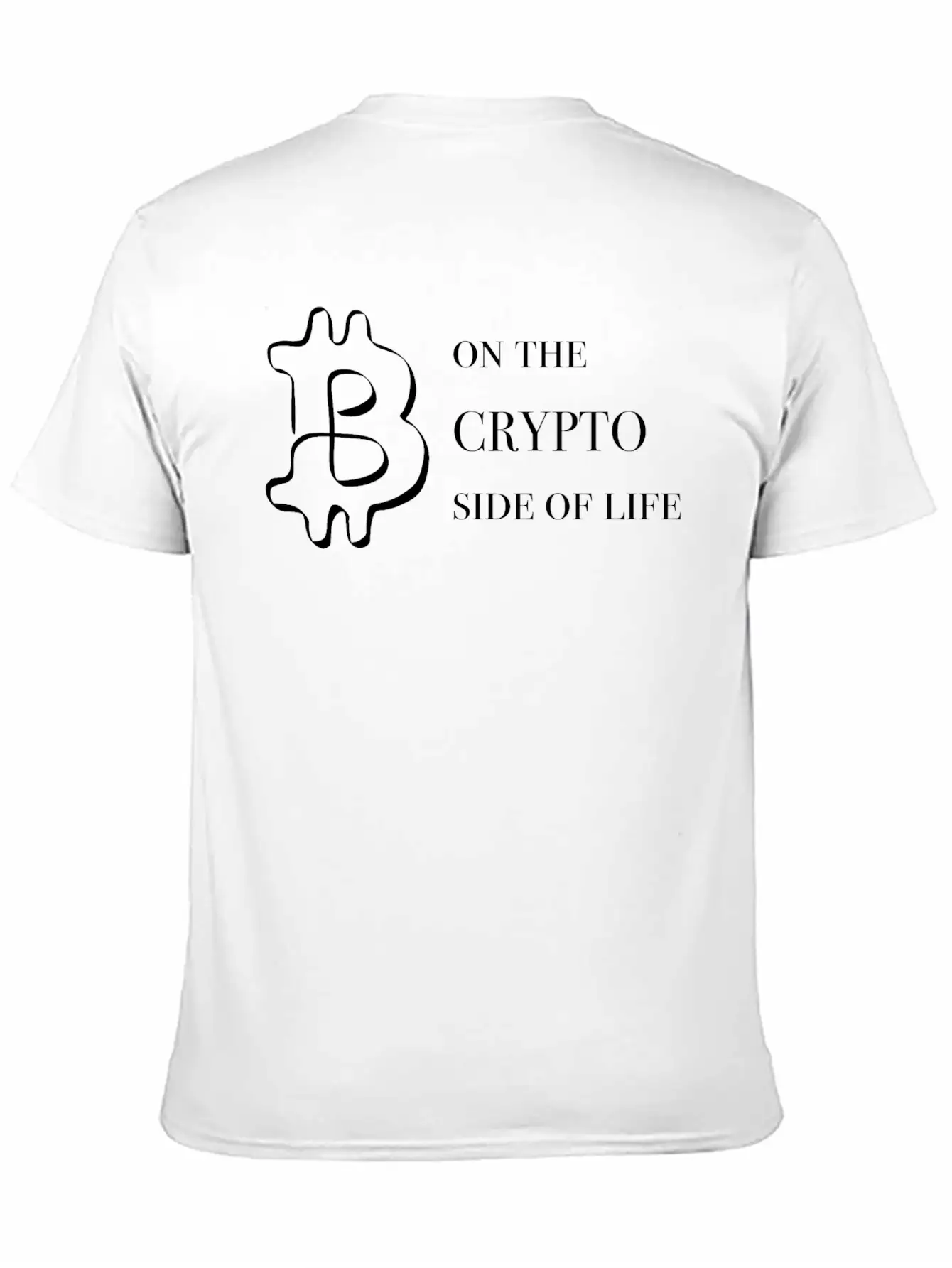 BTC SIDE OF LIFE | Crypto Blockchain Money Invest Classic Cotton Tee – Unisex Comfort For Any Season