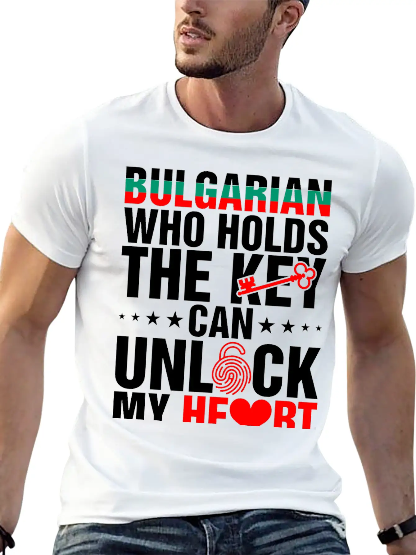 Bulgarian Who Holds The Key Basic Graphic T-Shirt – Daily Comfort In Soft Cotton
