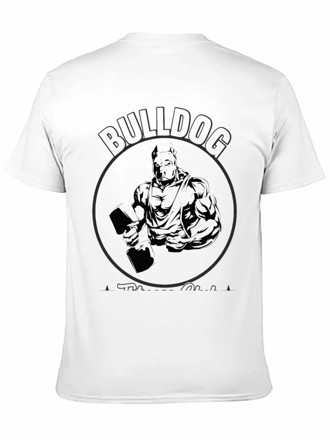 BULLDOG FITNESS CLUB Stylish Everyday T-Shirt – Unisex Basic Cotton Tee