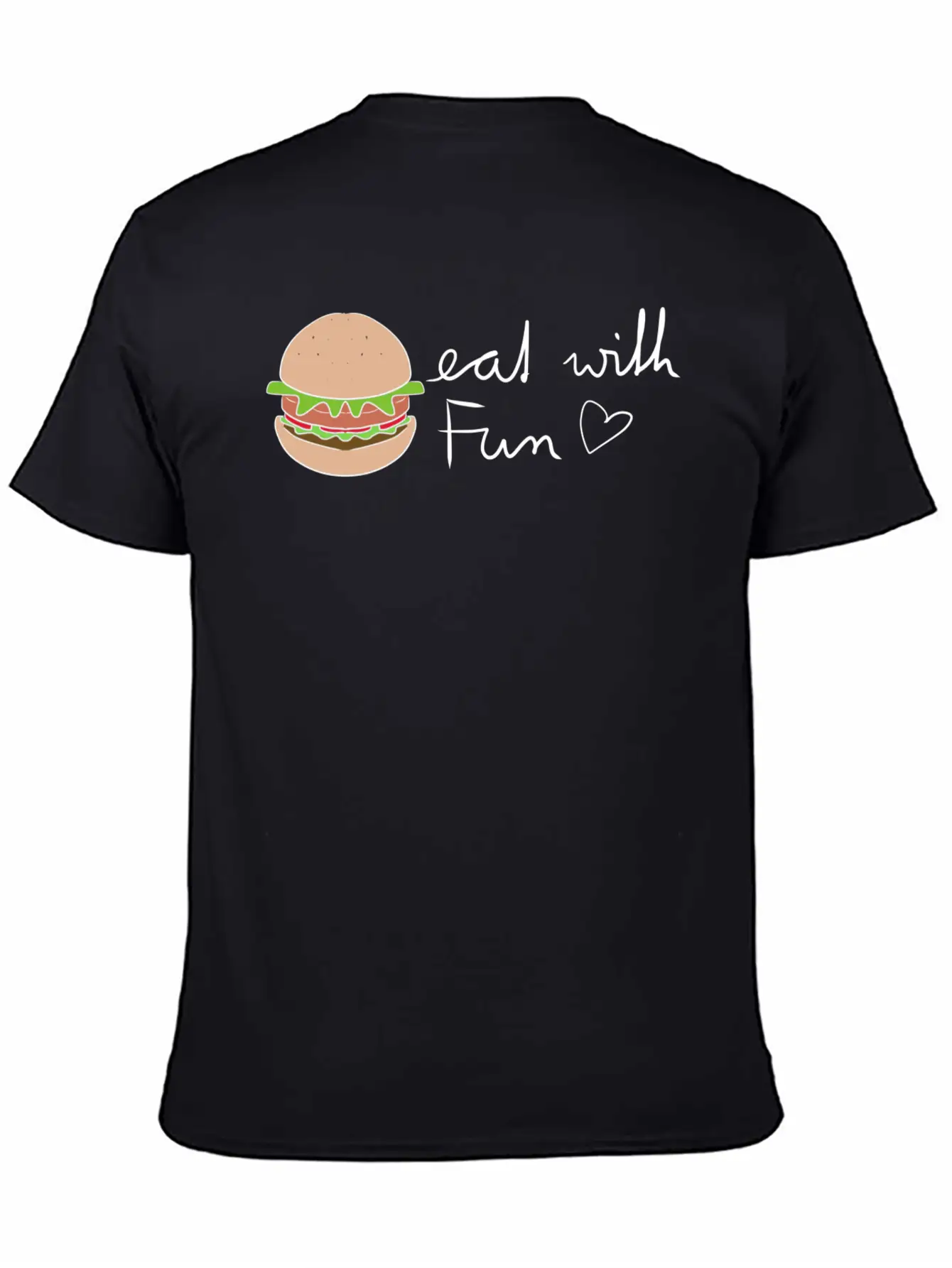 Burger Food Joy Stylish Everyday T-Shirt – Unisex Basic Cotton Tee