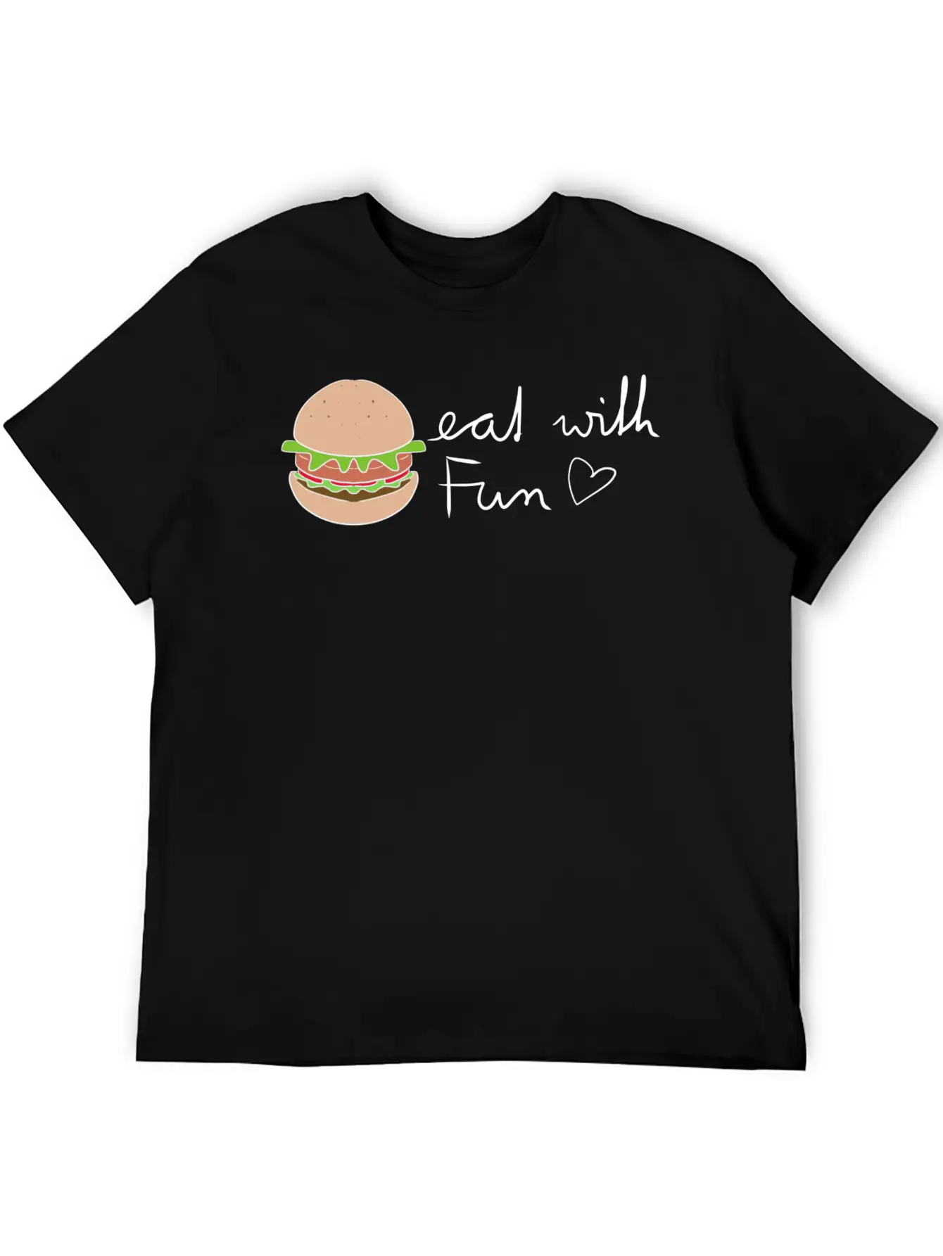 Burger Food Joy Stylish Everyday T-Shirt – Unisex Basic Cotton Tee