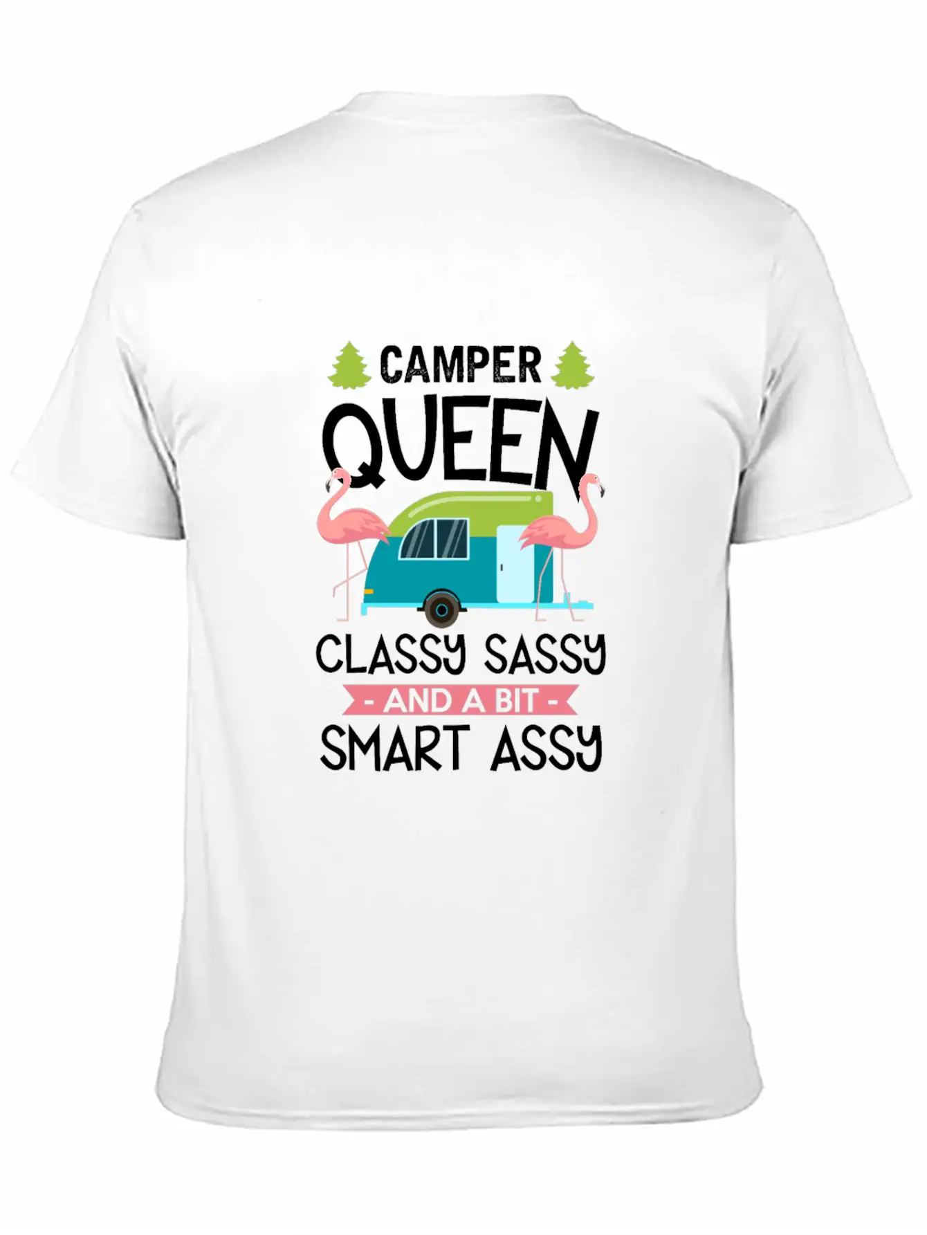 Camper Queen Classy Sassy Smart Assy Stylish Everyday T-Shirt – Unisex Basic Cotton Tee
